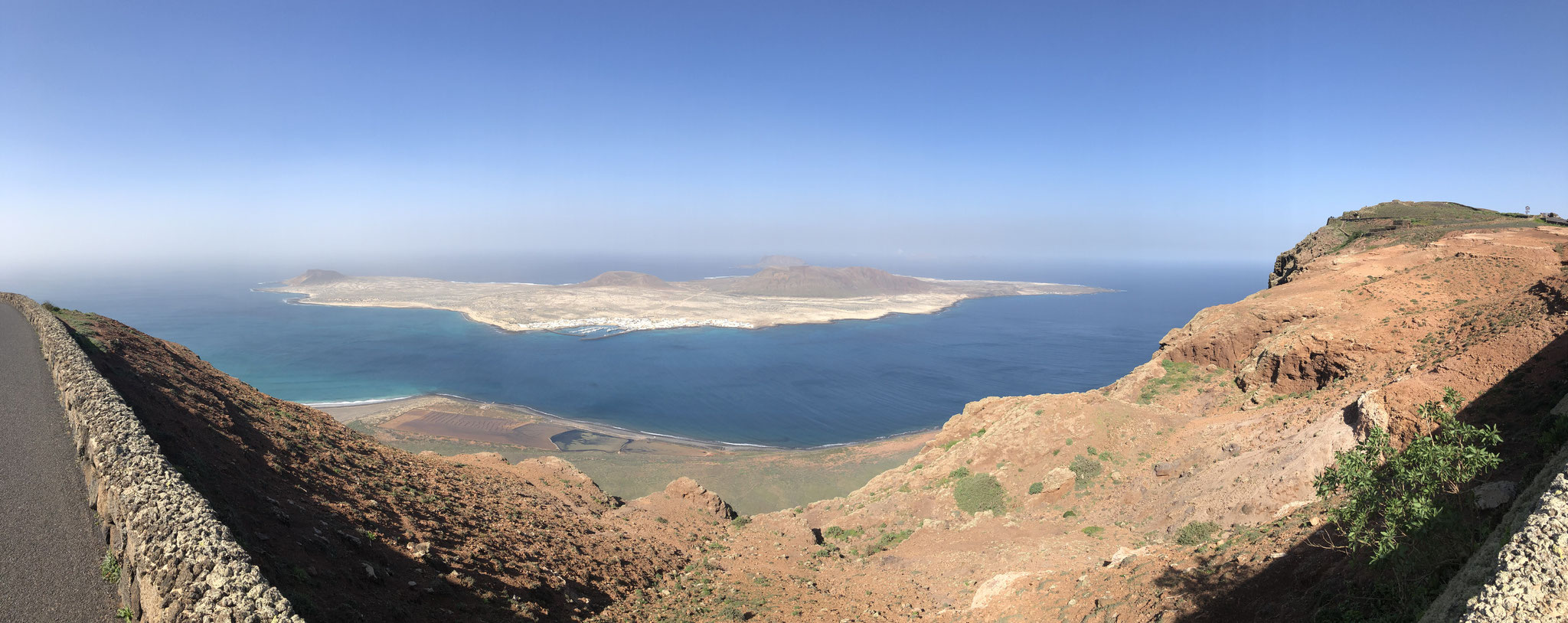 Mirador del Río, view to La Gracioso, Lanzarote, Spain (December 2018) 