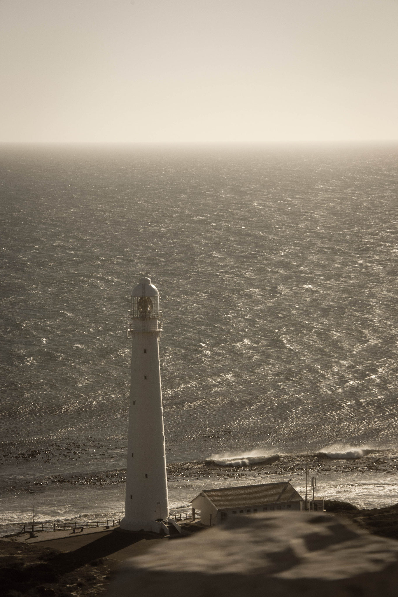 Slangkop Lighthouse Kommetjie, the tallest cast iron tower on the South African coastline (2013)
