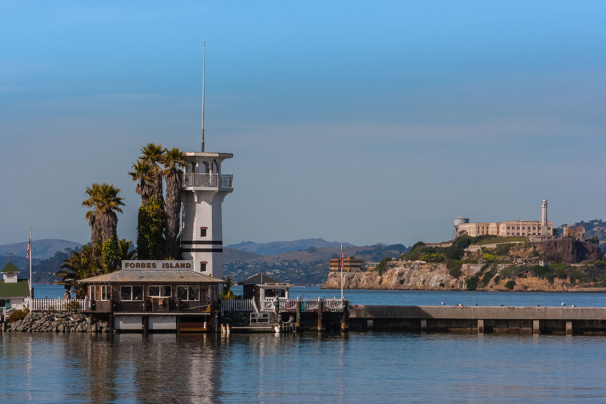 Forbes Island, Pier 41, Fishermans Wharf, San Francisco, California, USA (2013) 