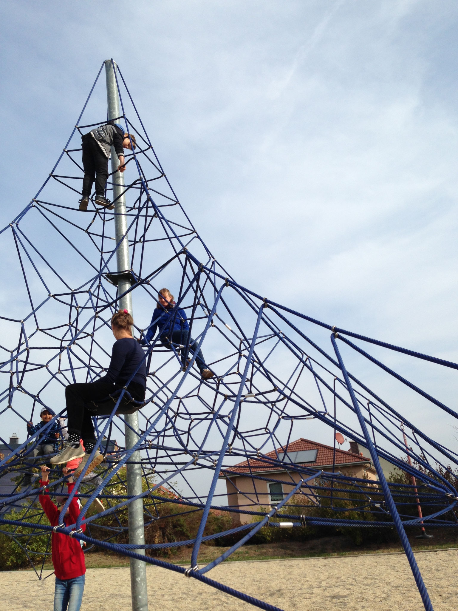 Kletterspinne im Gompitz