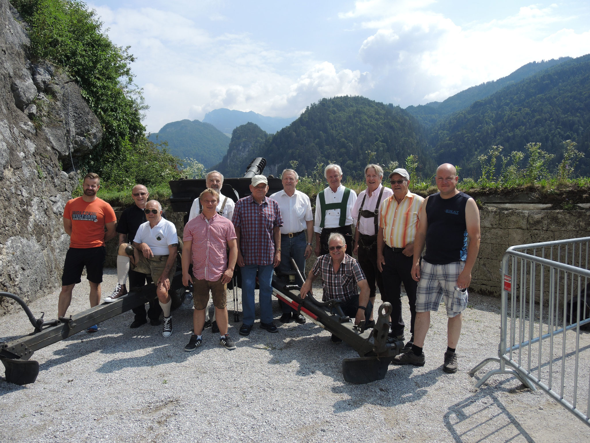 Ehrengeschützzüge der Städte Kufstein und Frauenfeld