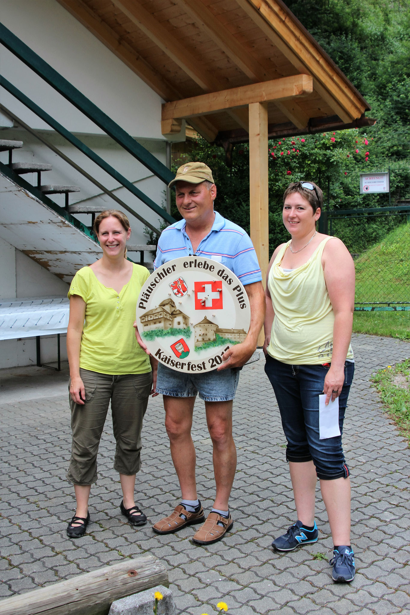 3.Sabine, 1.Hansjörg, 2.Andrea