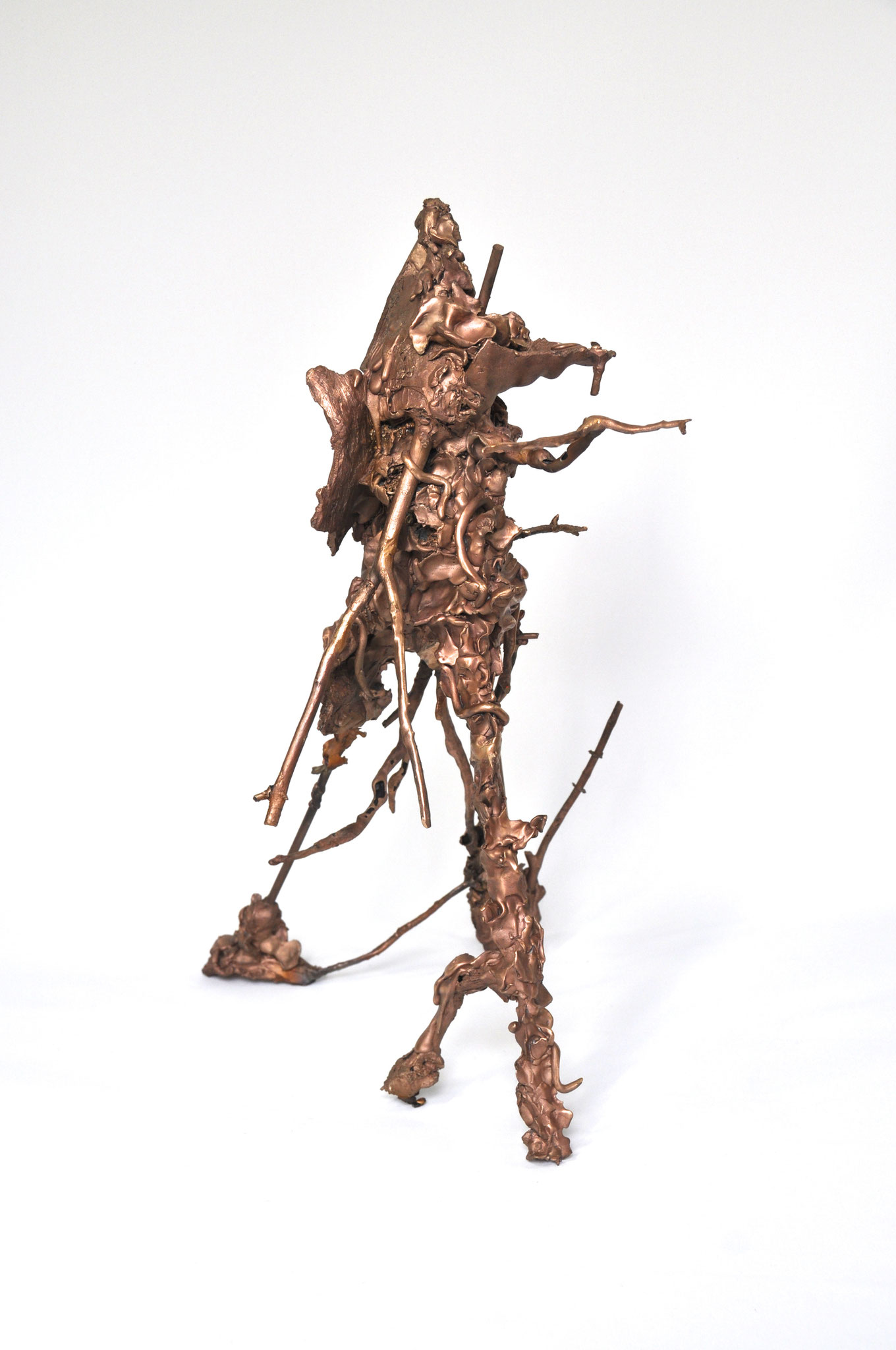 Äther 0.1 69x50cm - 26kg Bronze , unique 2022 organic sculptures