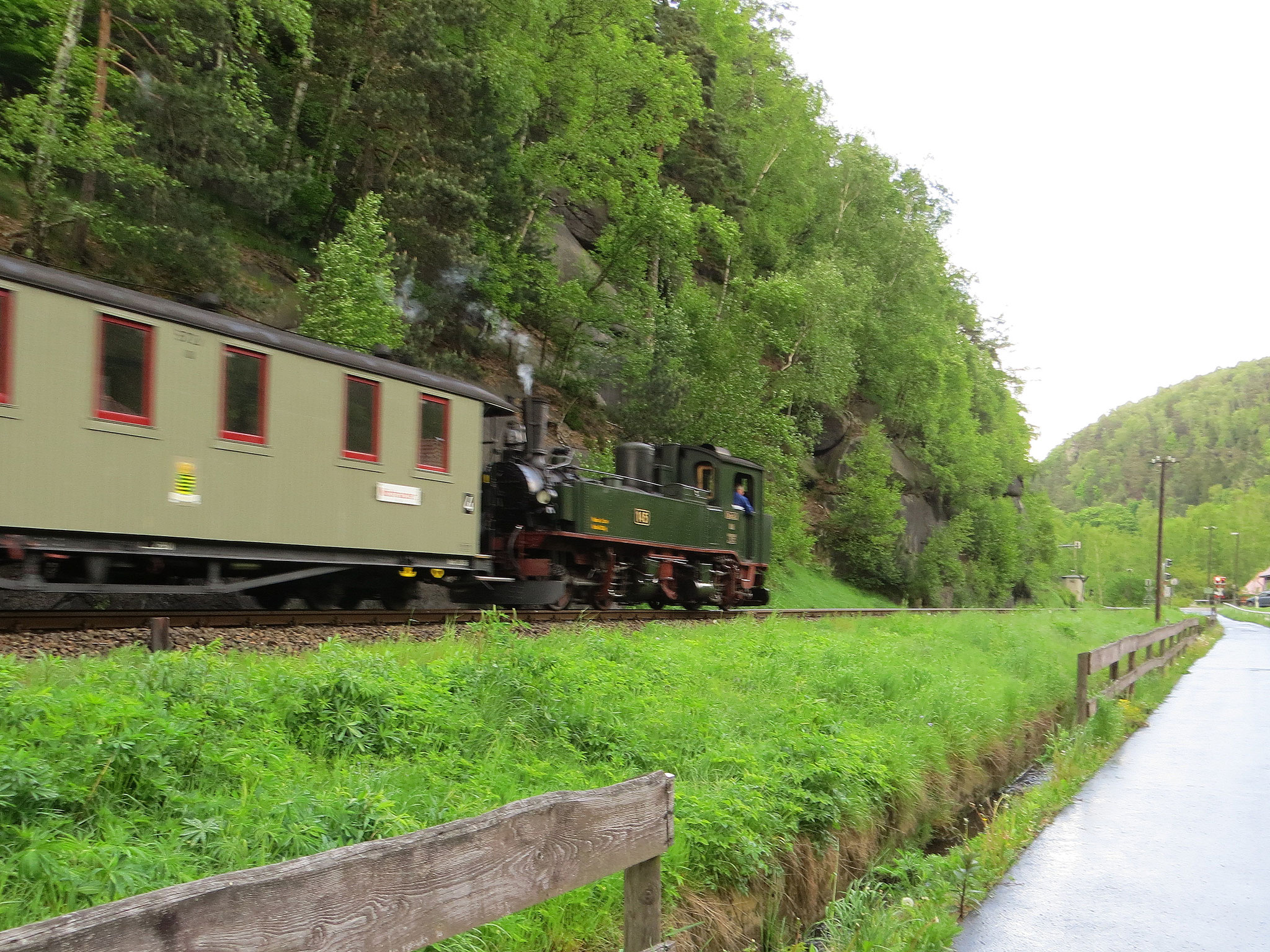 Sonderzug der Dampfbahn