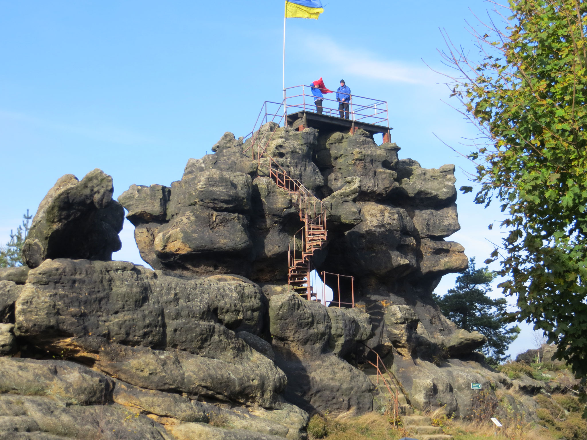 Töpfer mit Aussichtsfelsen