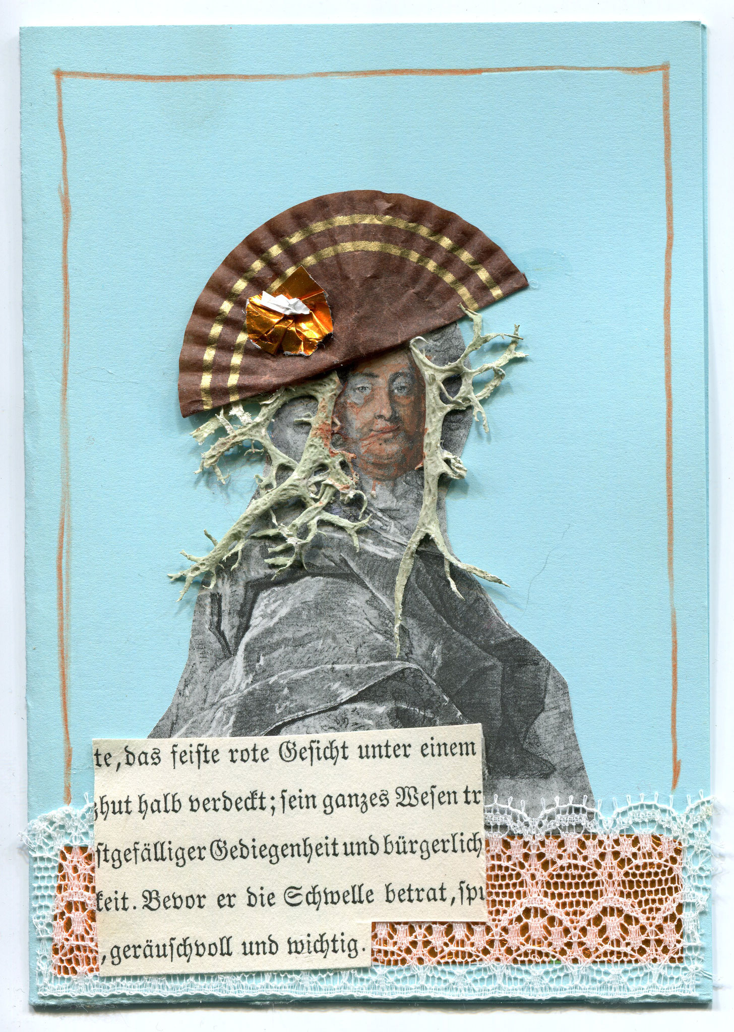 Über flüssige Worte II, Collage