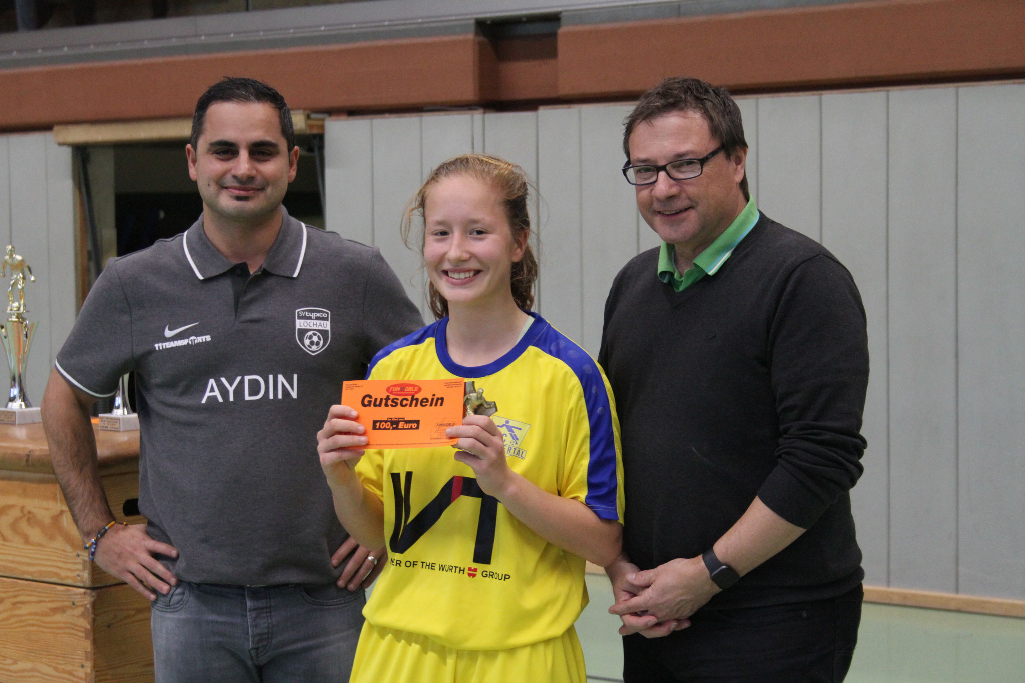 Bester Spieler (bzw. Spielerin) U14 - Amelie Roduner (FC Klostertal)