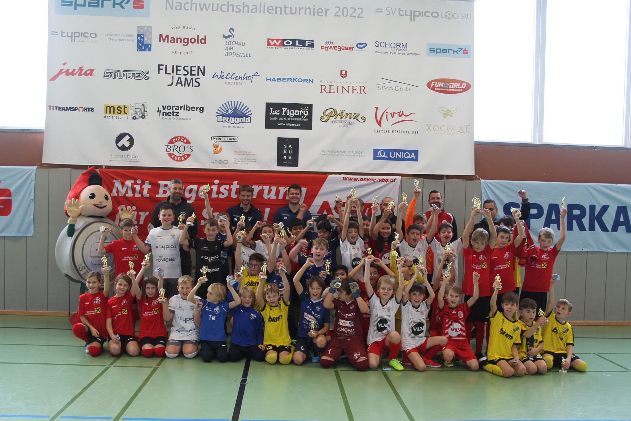 Abschlussfoto U10 - powered by Wellenhof Bodensee