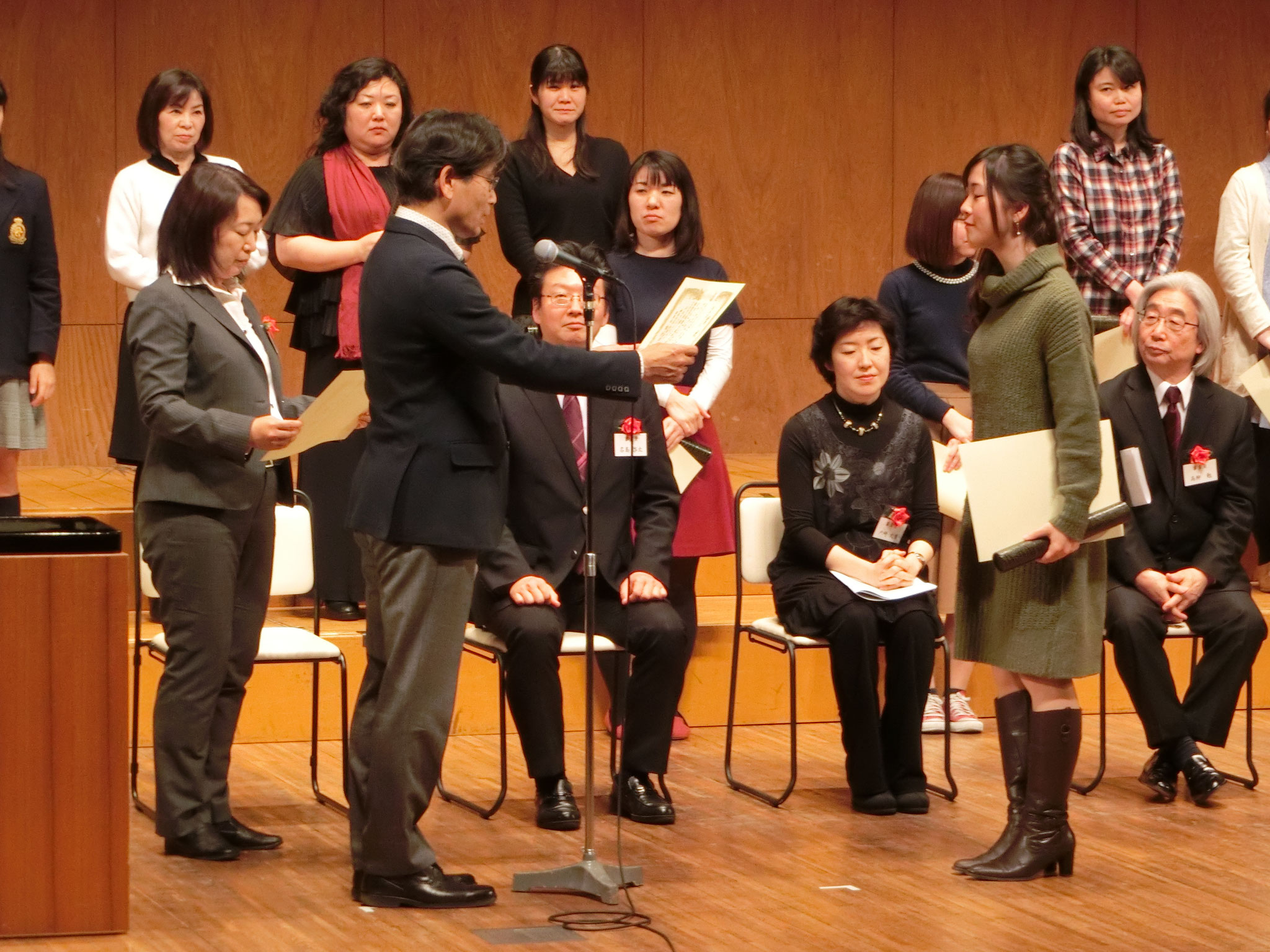 今年も松村先生から総合3位の賞状をいただきました！