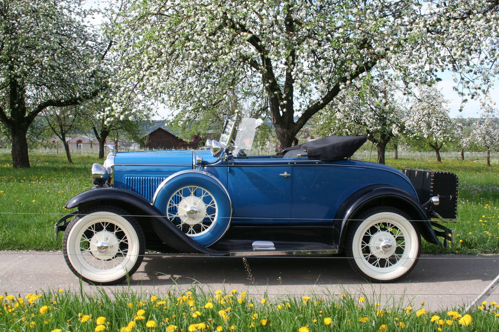 Ford A deluxe Roadster, constructed in 1930, 3280 ccm, 4 cylinders - Switzerland