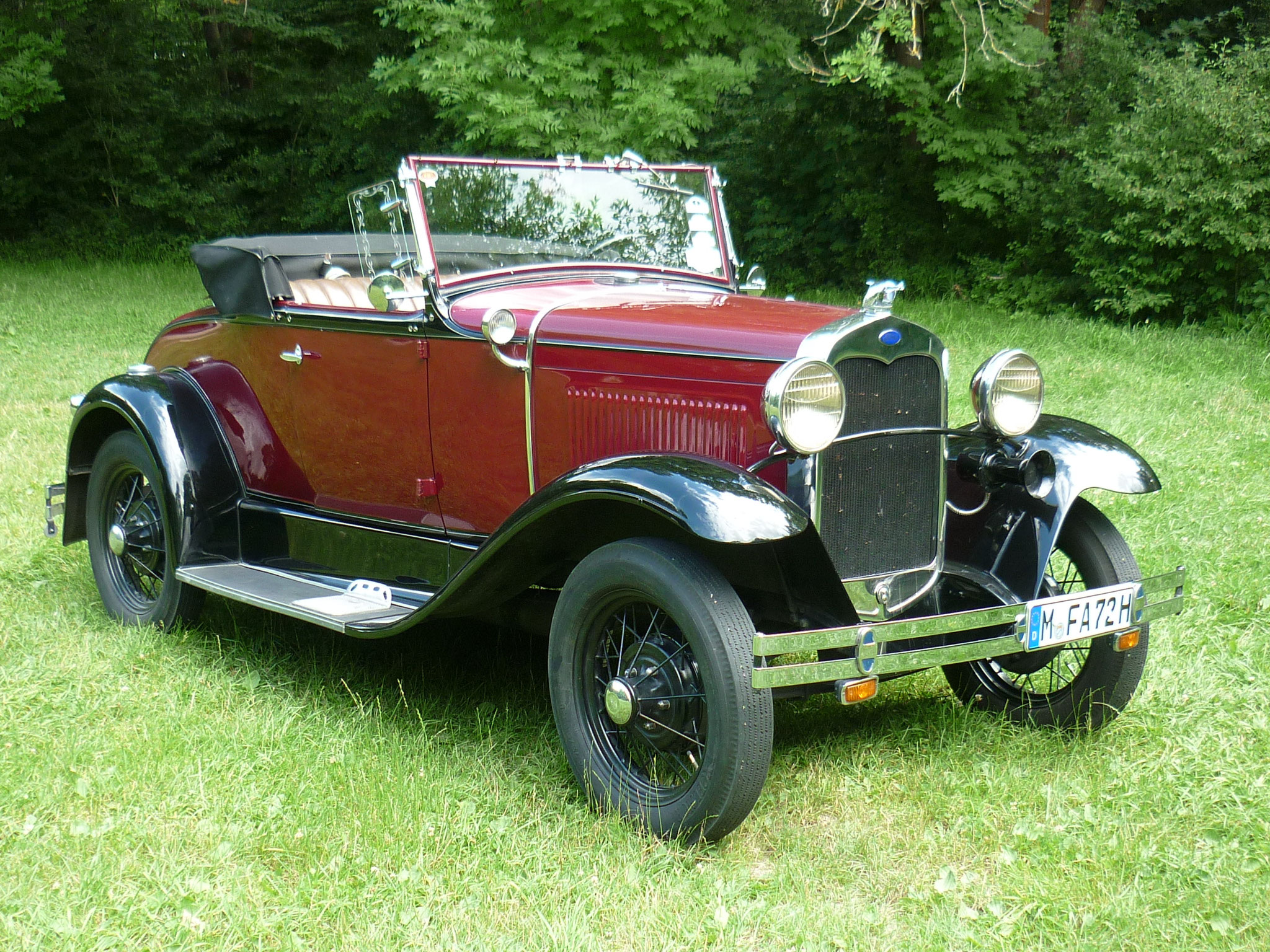 Ford A Roadster, Baujahr 1930, 3236 ccm, 4 Zylinder, 40 PS, 90 km/h, Deutschland, Bayern