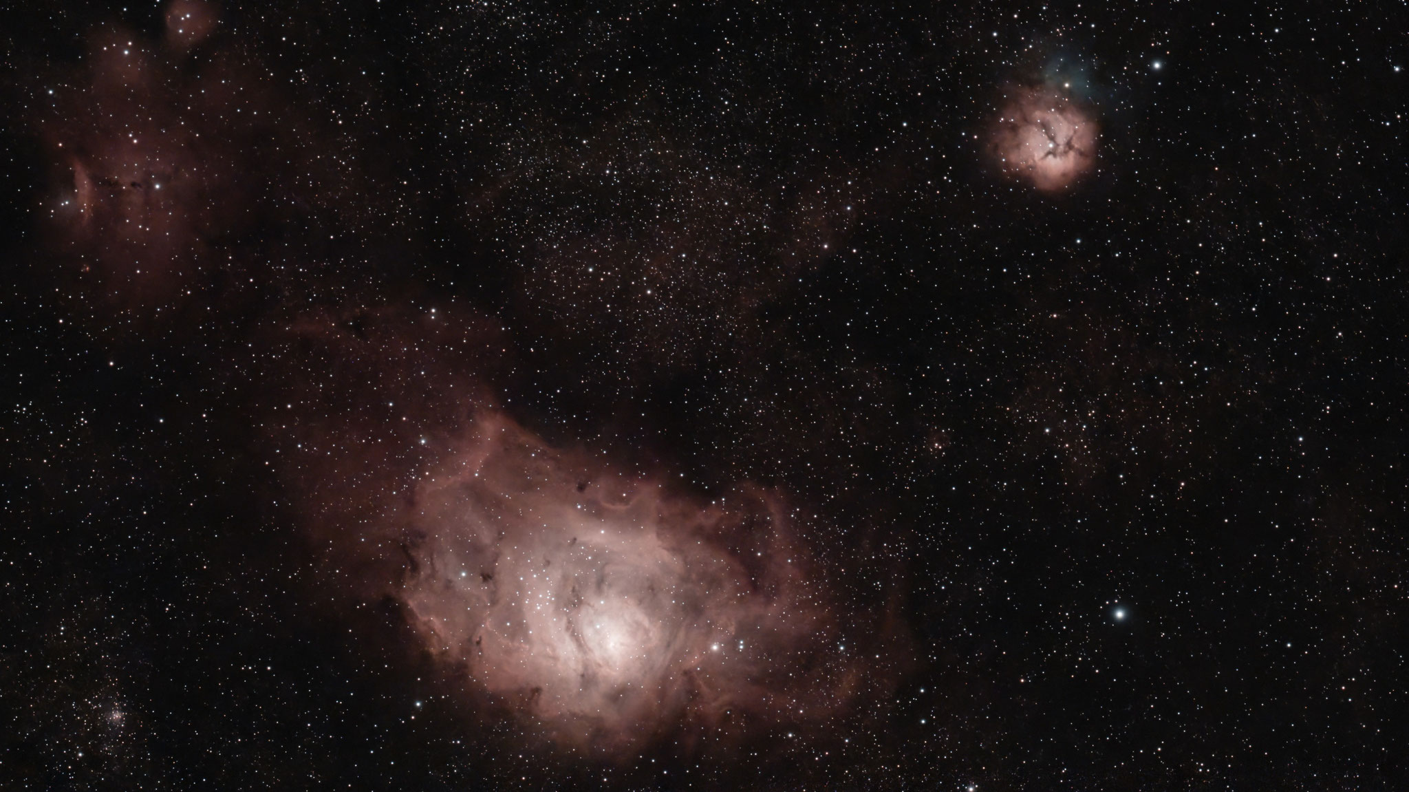 Nebel - Lagoon Nebula_M8 + Trifid Nebula_M20