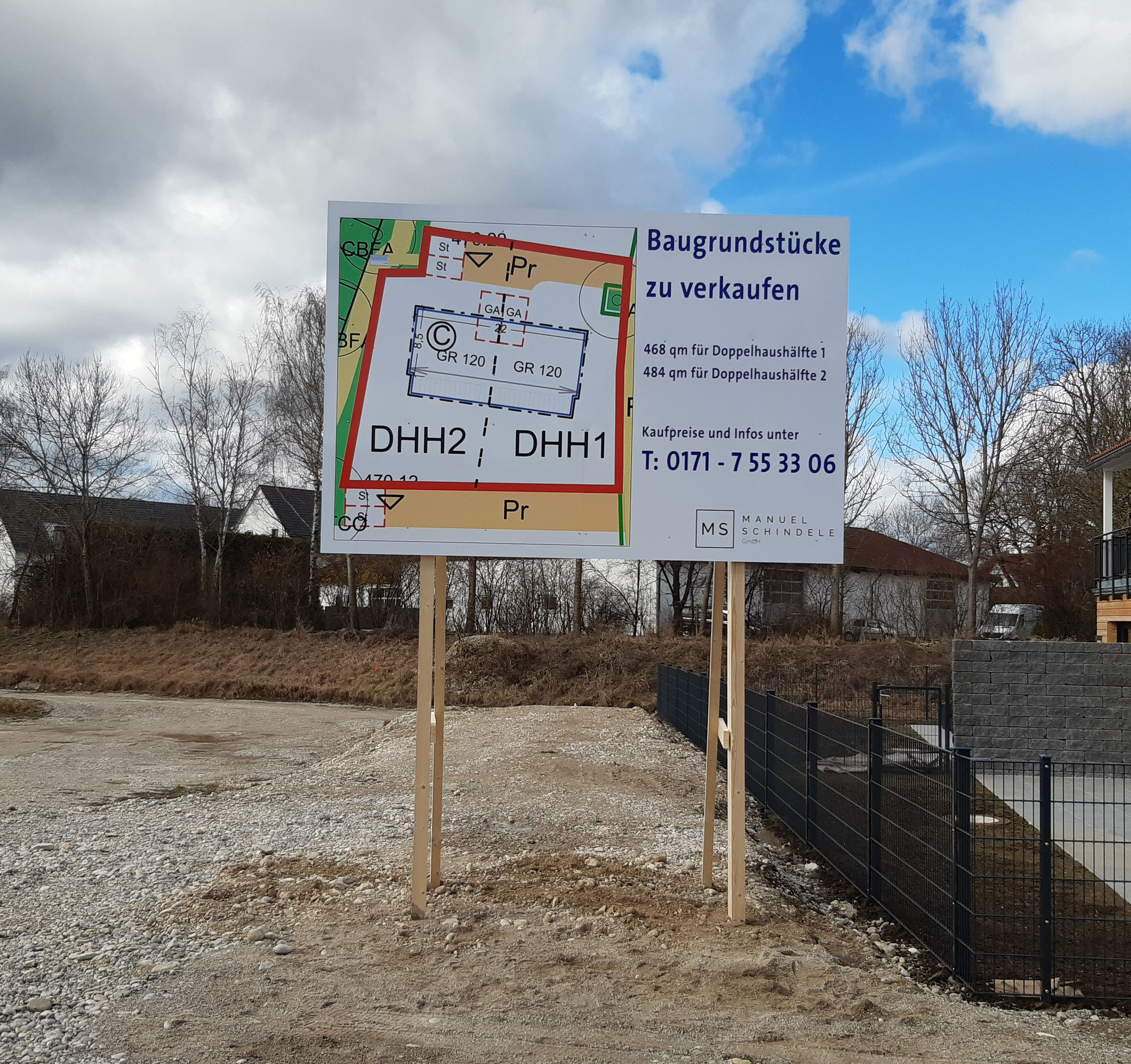 Bautafel München - diesignwerker Werbeanlagen