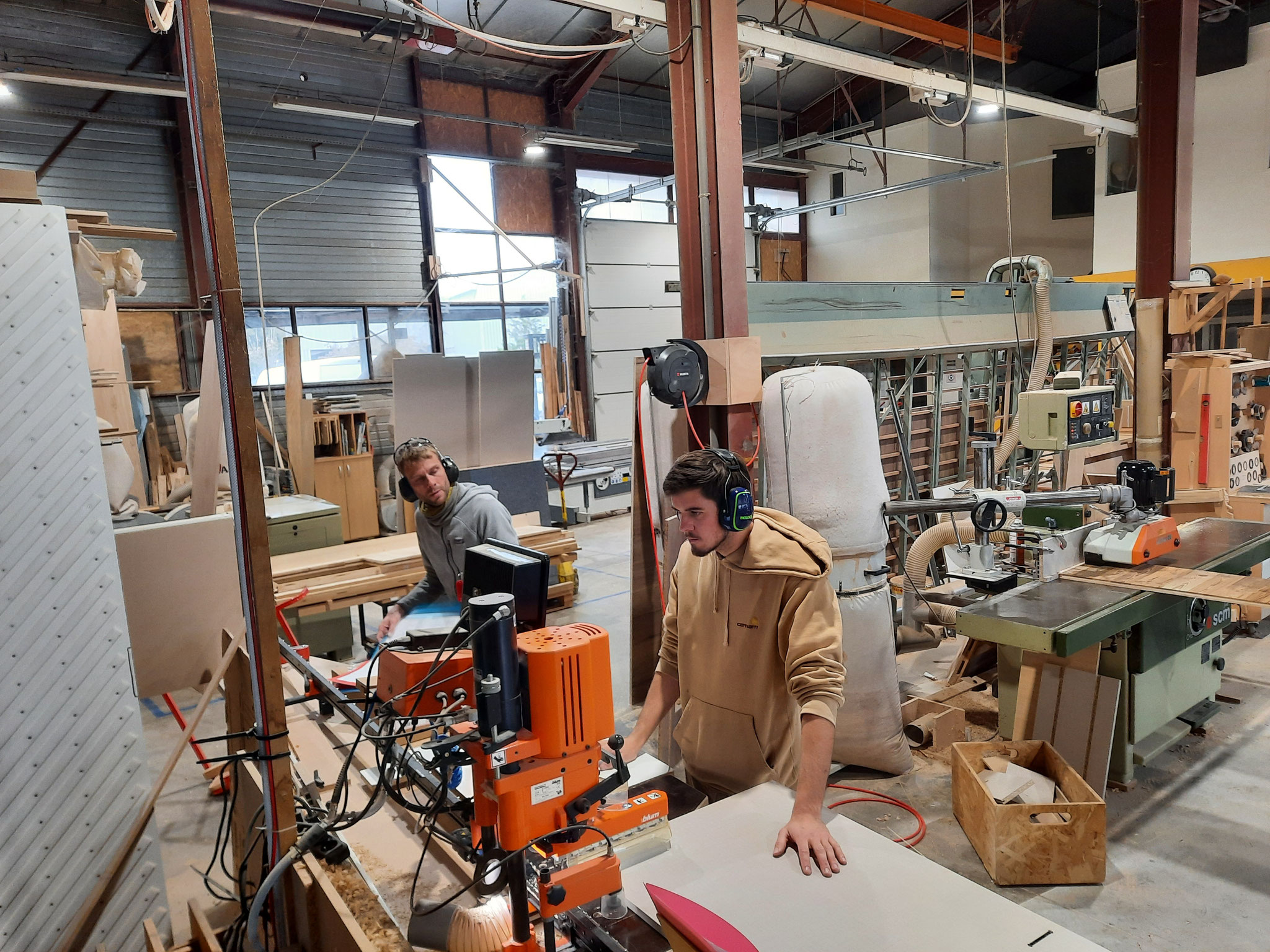 L'atelier de fabrication