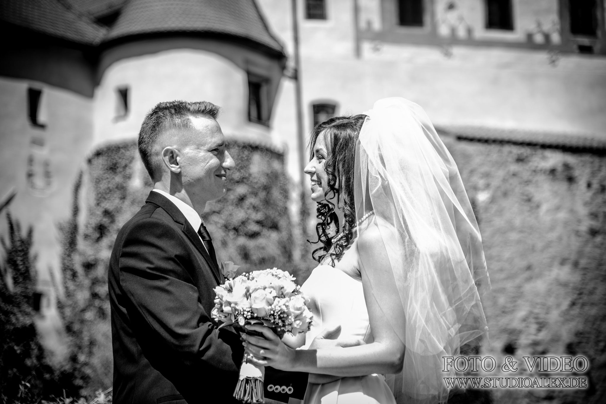 Hochzeitsfotograf bei schloss Burg Wernberg Köblitz
