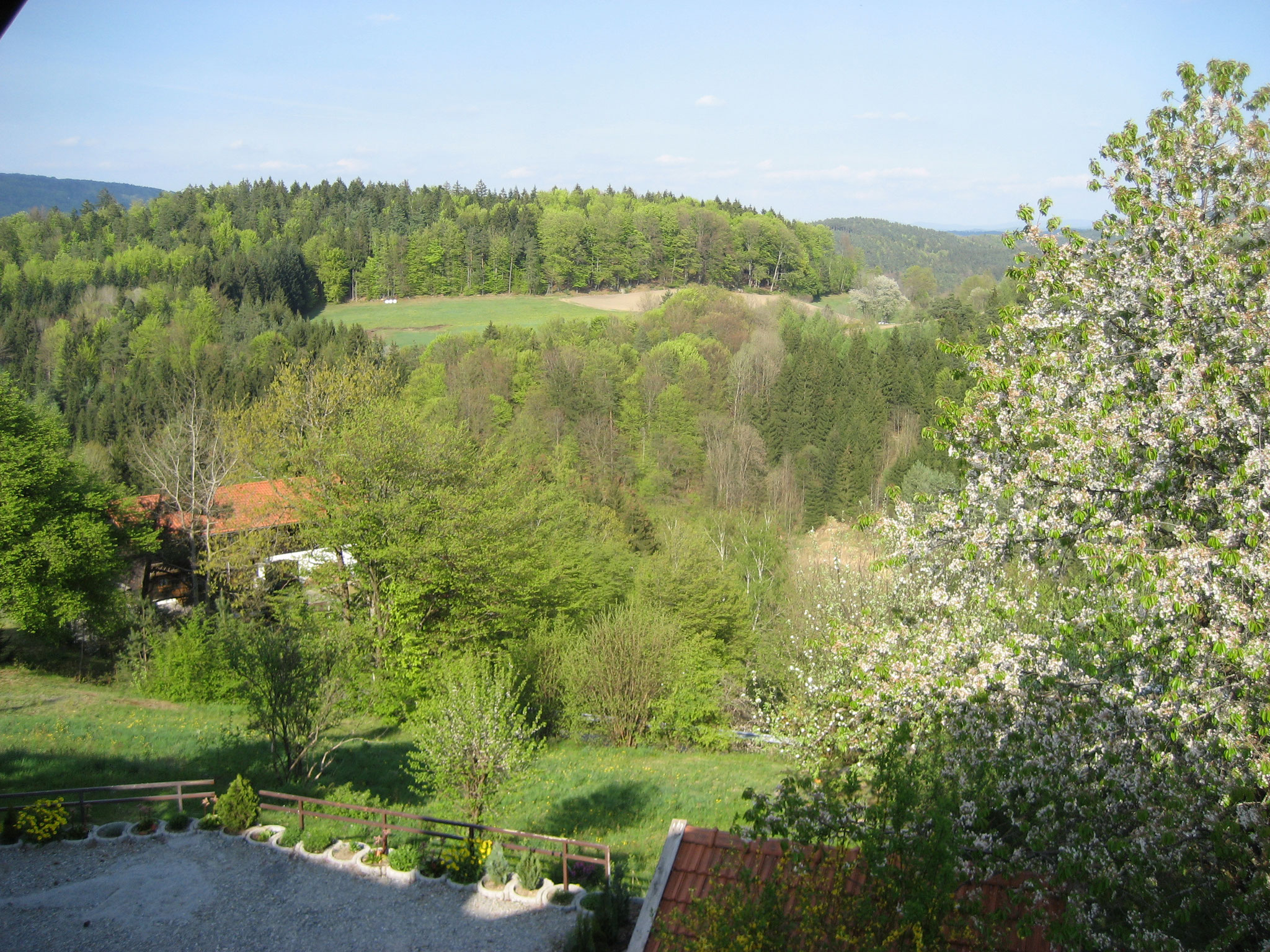 Panoramablick in Richtung Thurmansbang