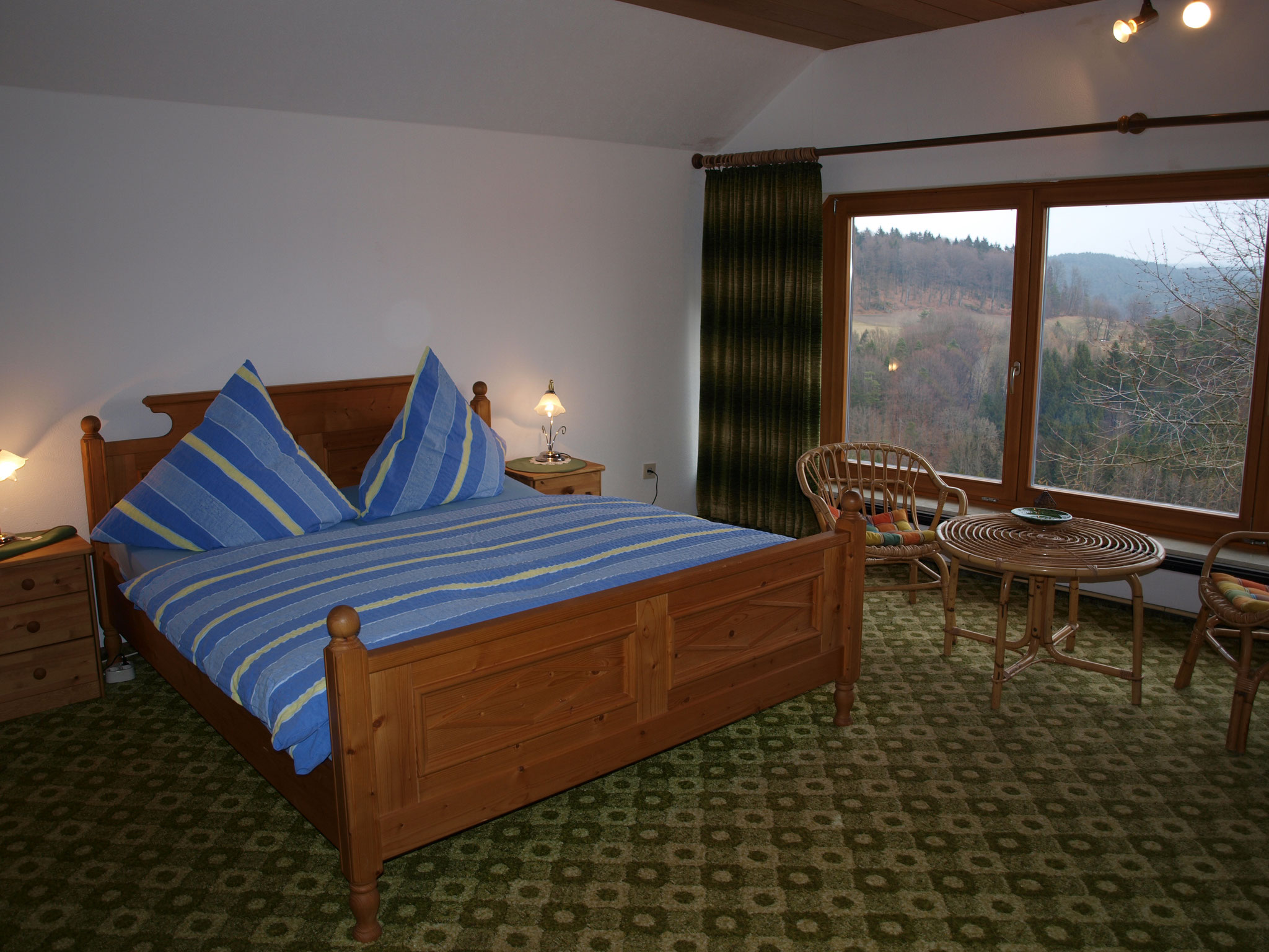 Doppelzimmer mit Panoramafenster