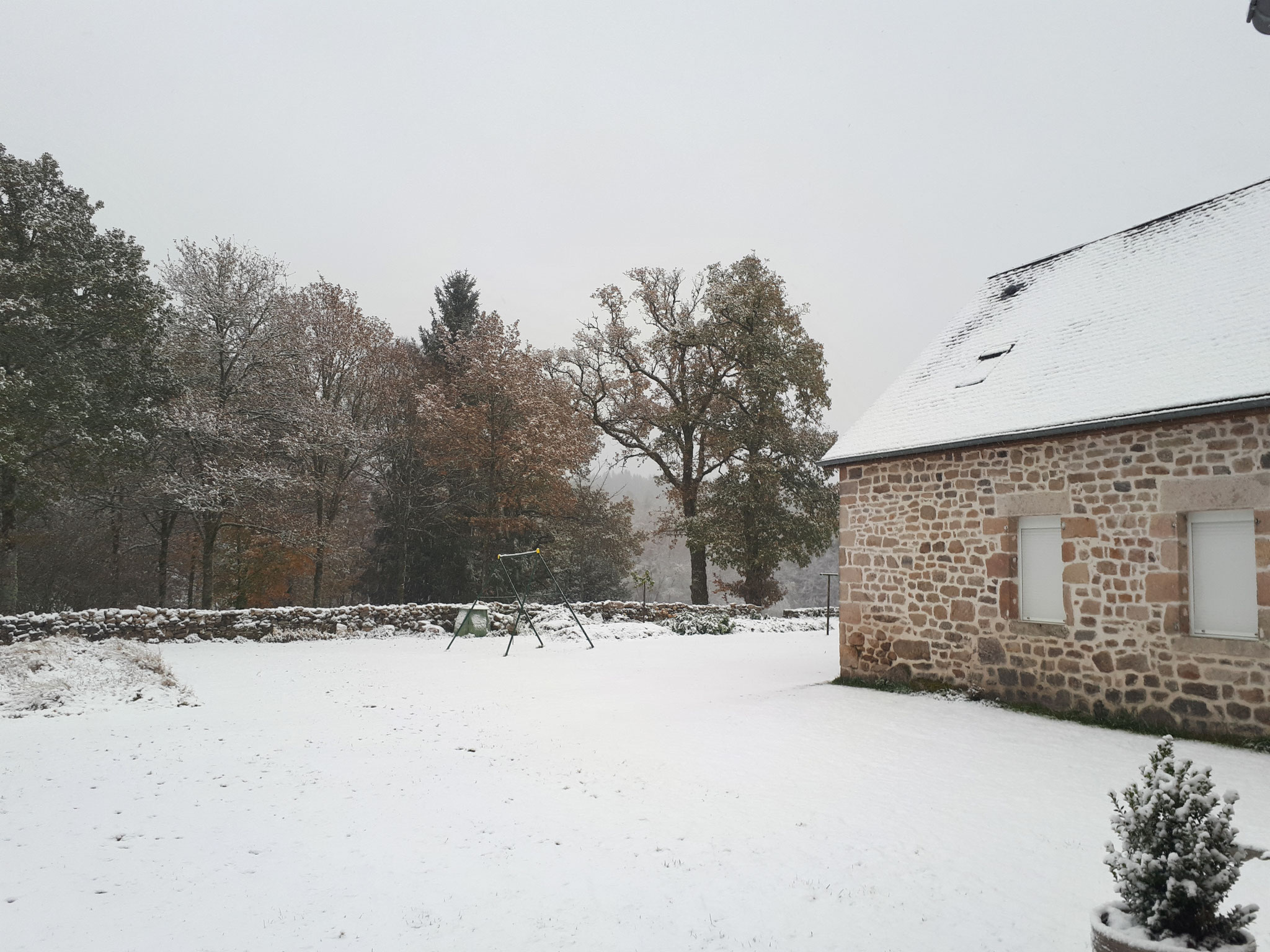 Le Jardin sous la neige