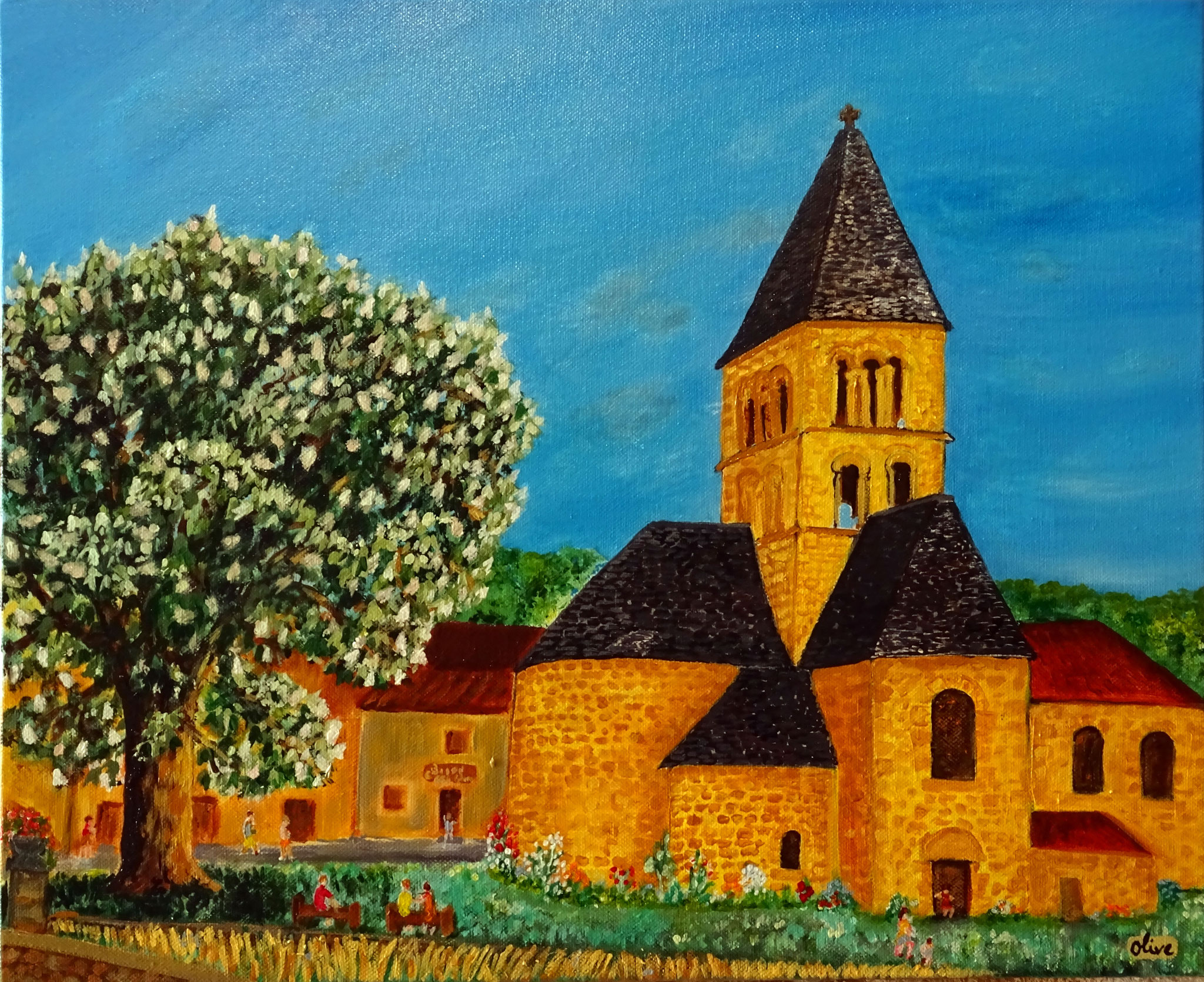 Le maronnier et l'église