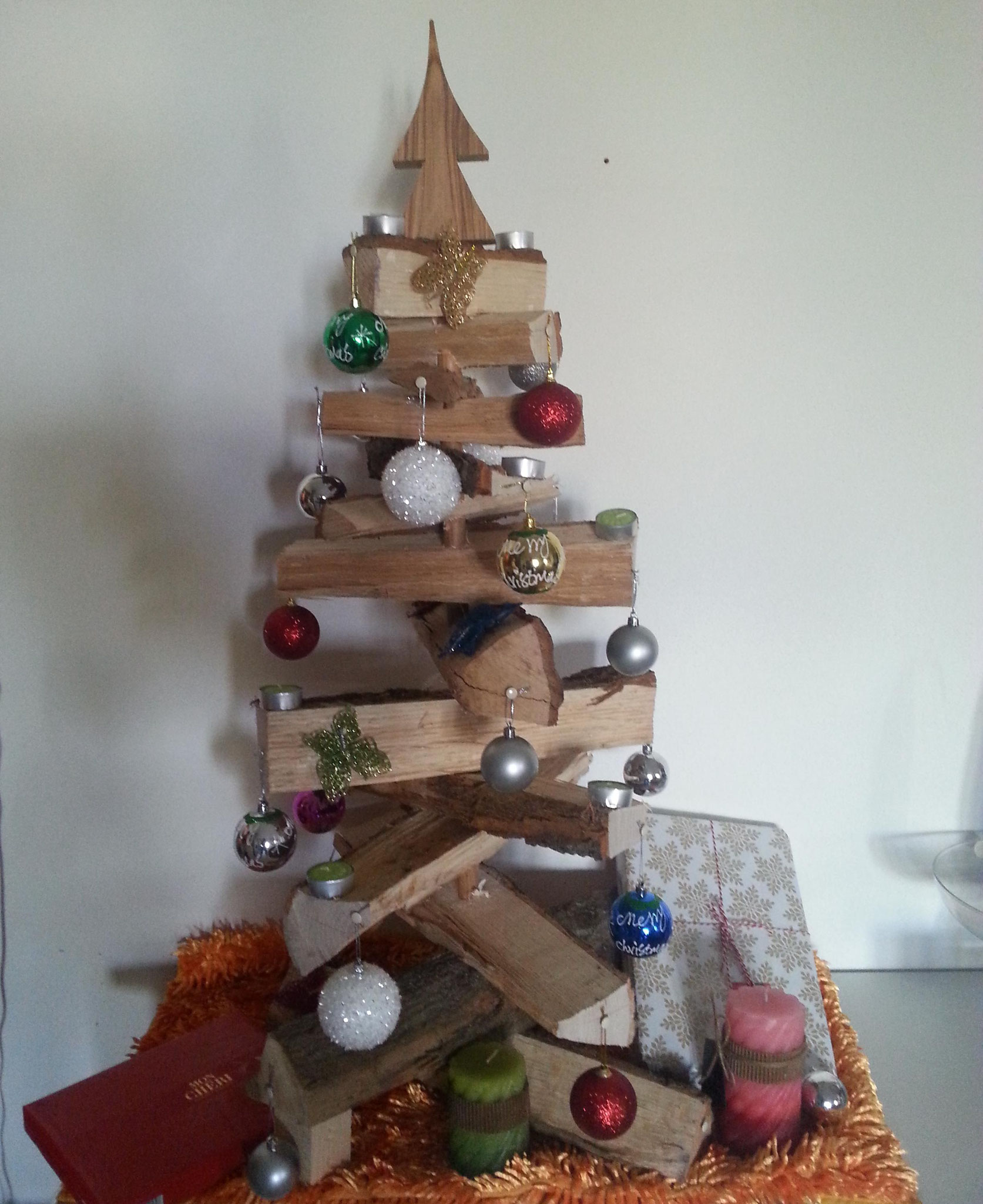 Christmas Tree, DIY, Oak