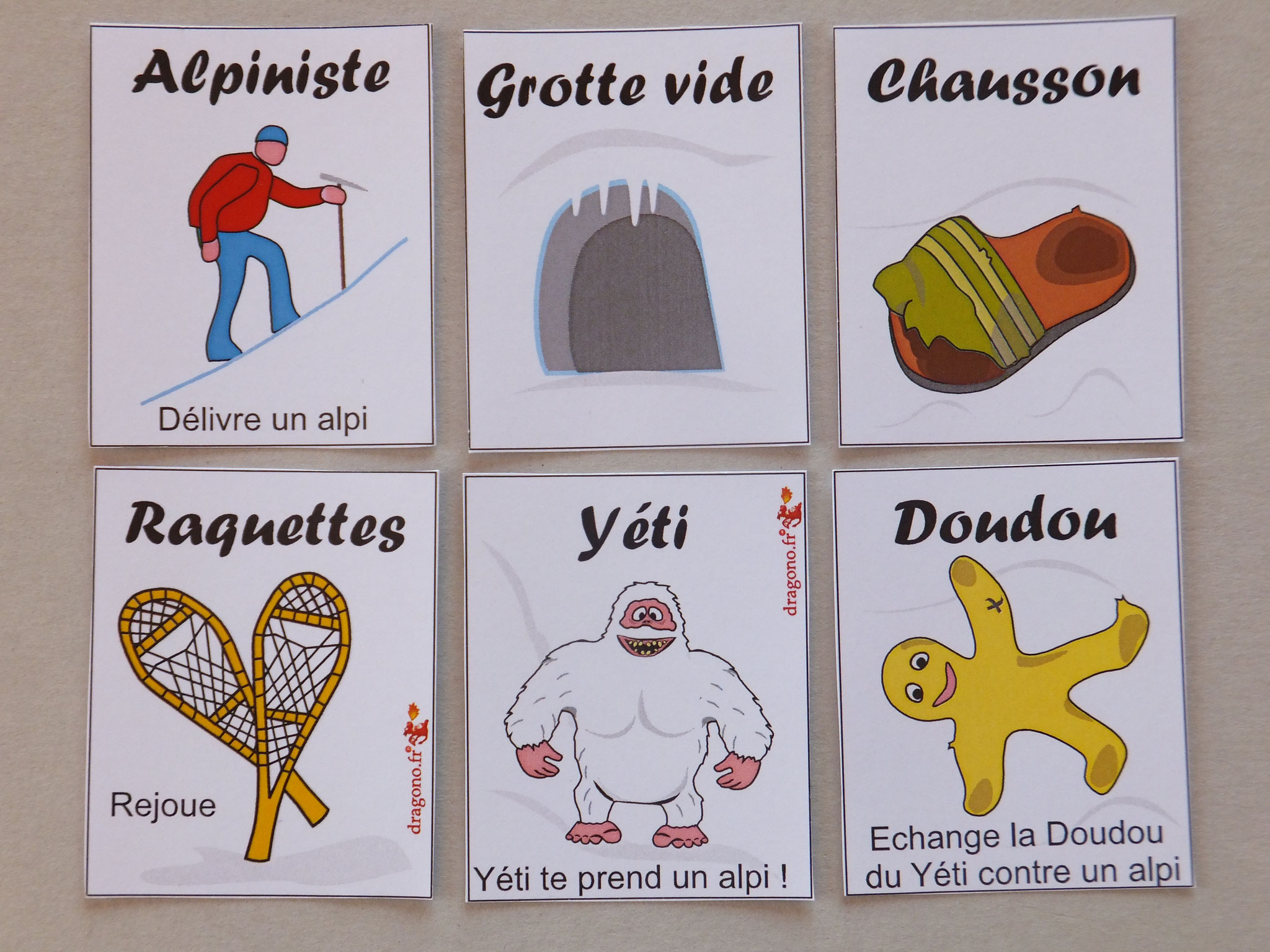 jeu de societe avec le yeti l abominable homme des neiges dragono fr