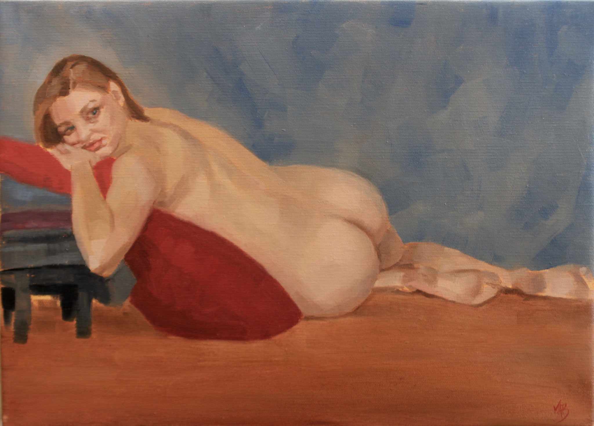 "Maya", huile/toile, 2015