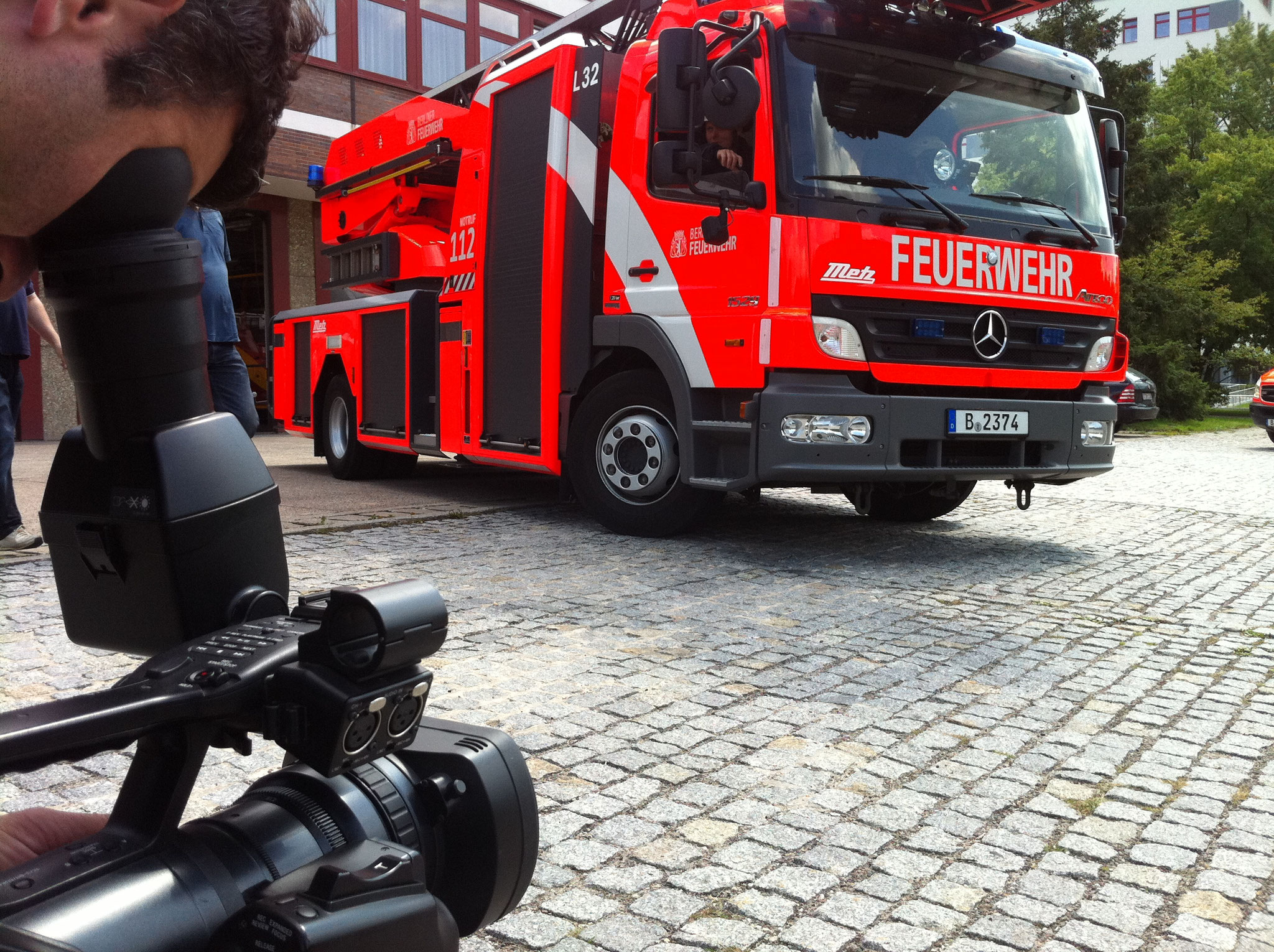 Shooting with the Berlin Fire Department