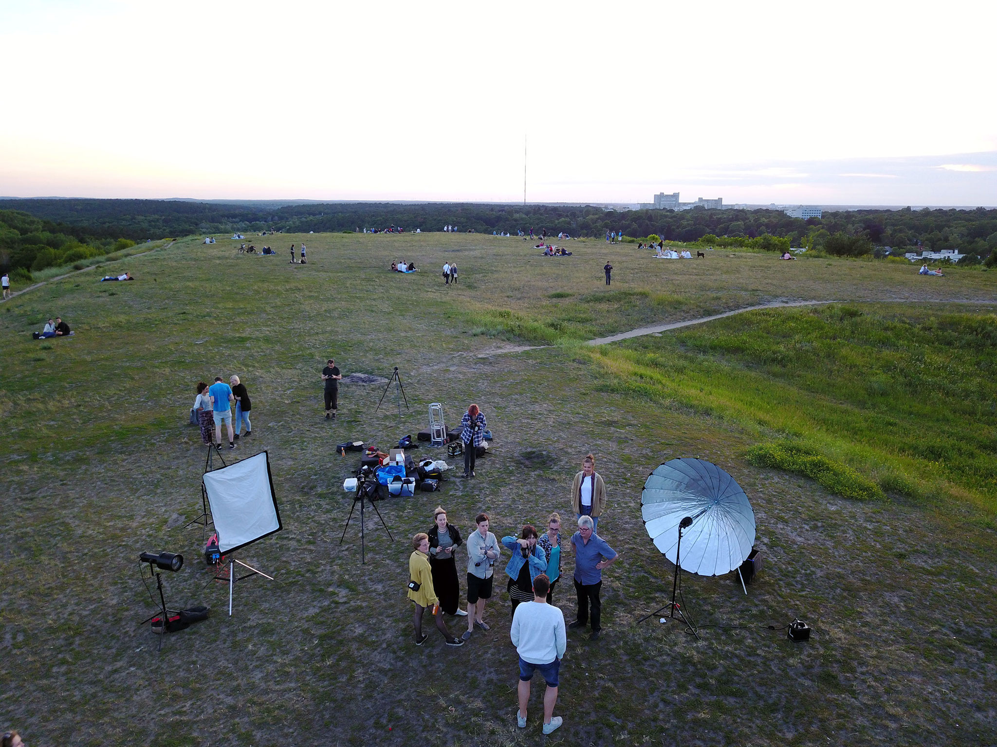Photography Workshop Blue hour, Drachenberg, Berlin 2021