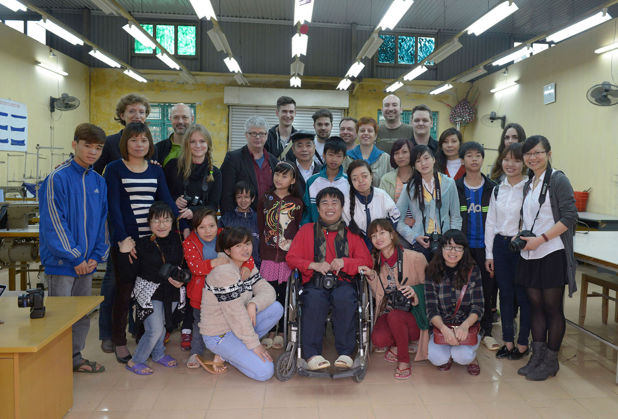 Excursion to Friendship Village Hanoi, Vietnam 2014 with. Prof. U. Kuegler, Prof. K. Mayer