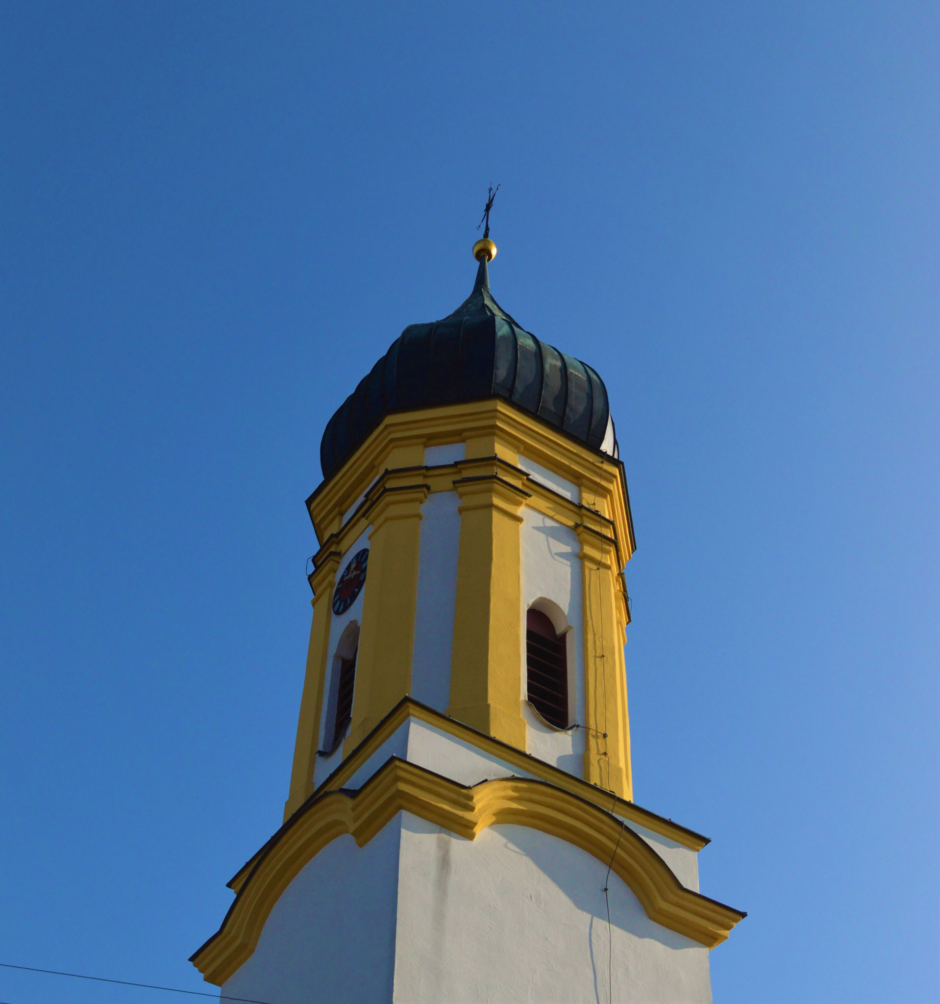 Turm der Kirche