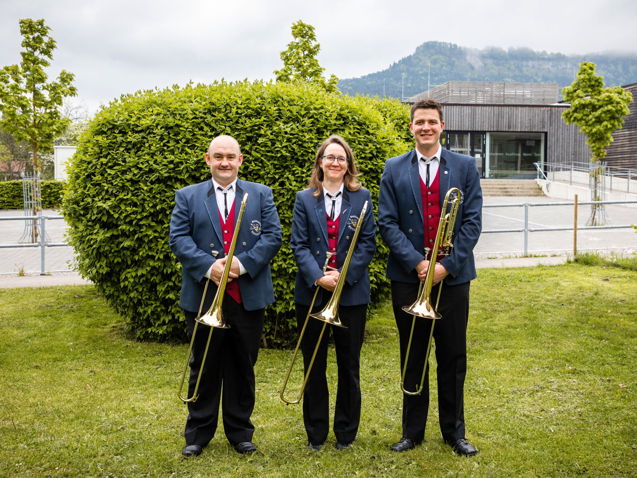 Posaune: Matthias Selg, Melanie Glaser, Daniel Kommer, (Manfred Döberin)