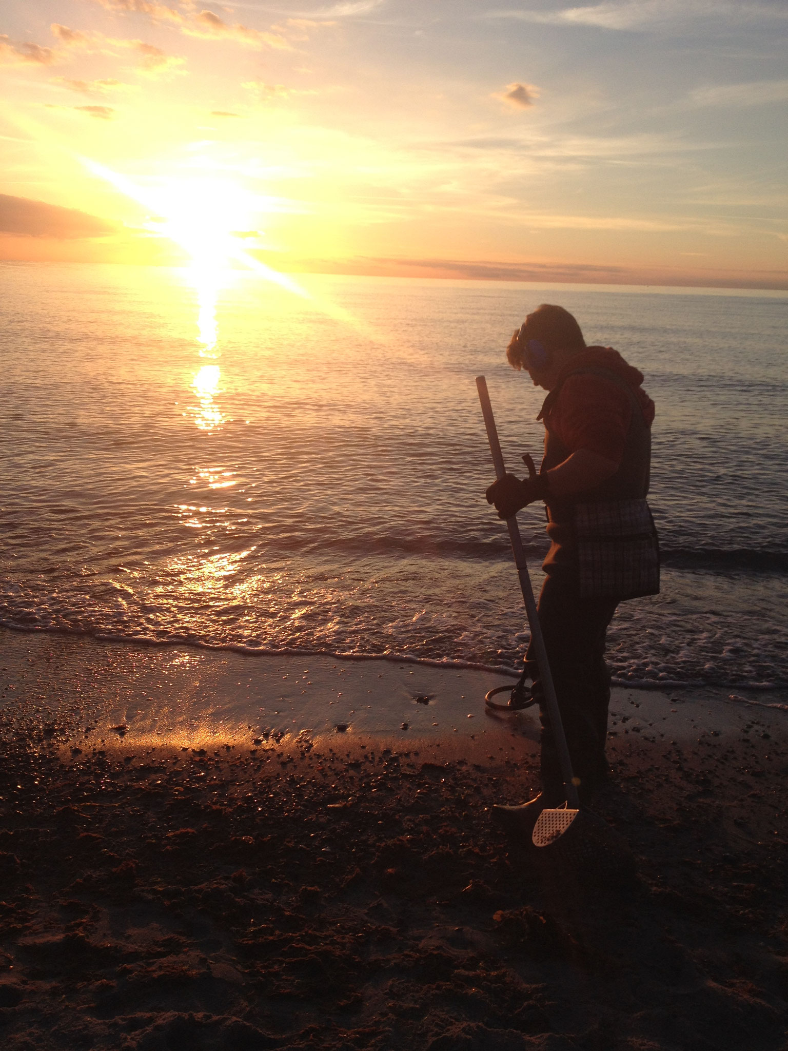 Schatzsucher an der Ostsee