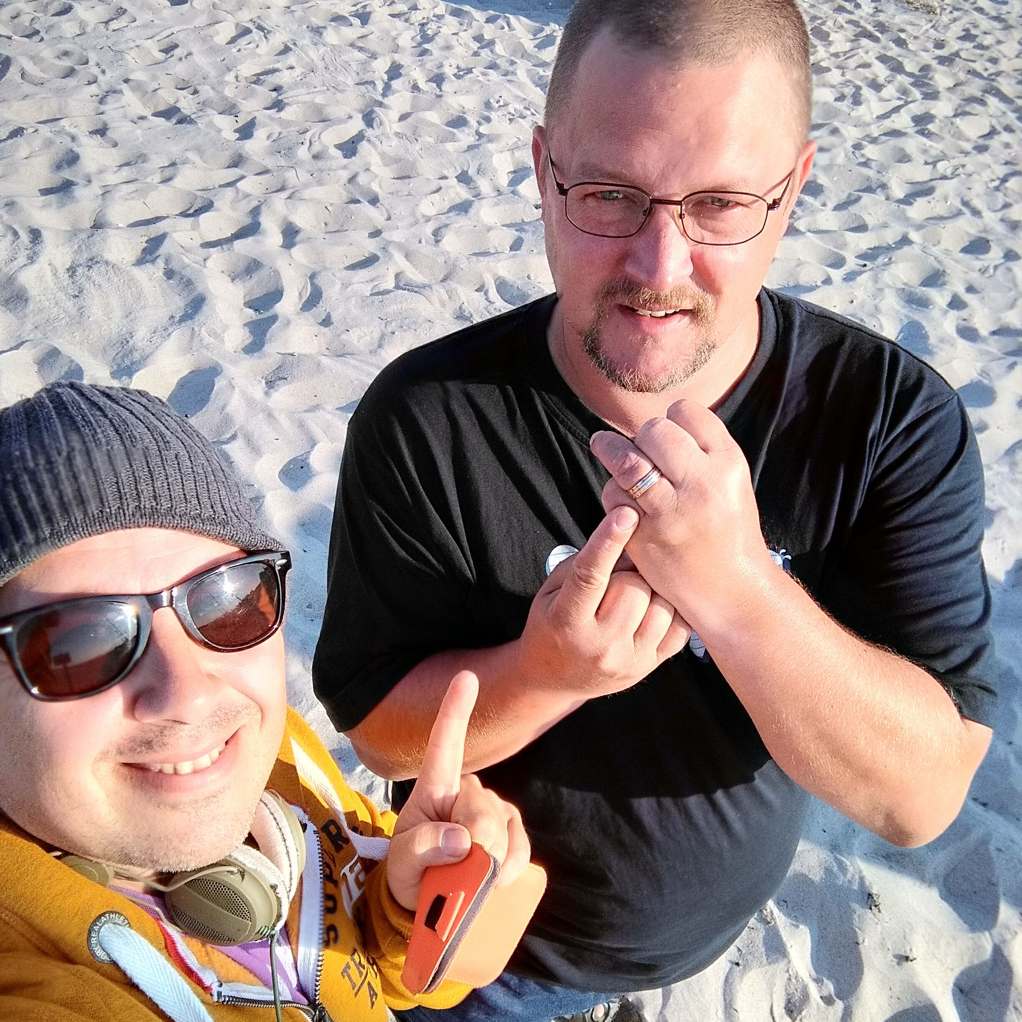 Goldring finden am Strand?