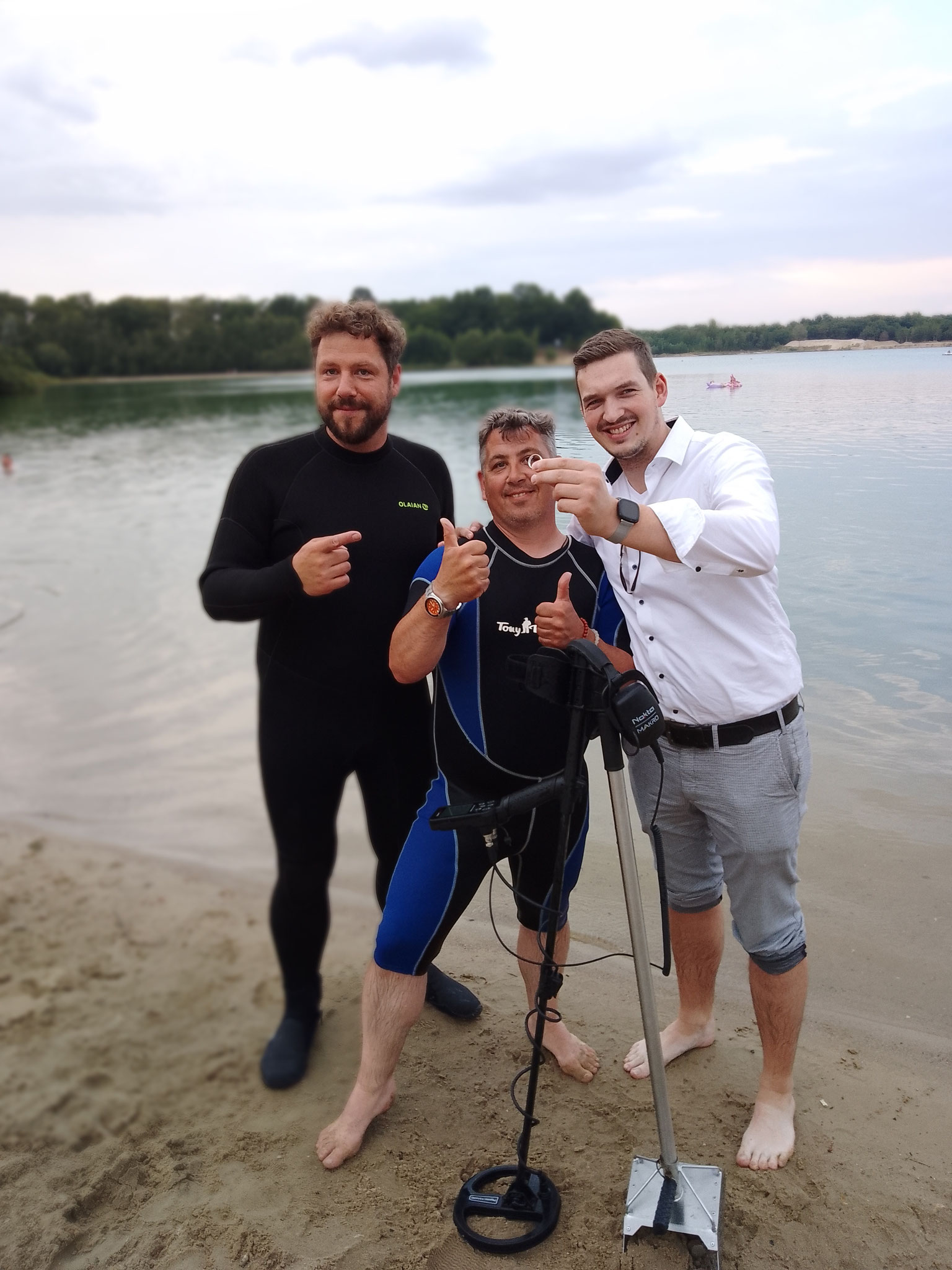 Ehering im Kiessee in Hamburg verloren 15.8.2022