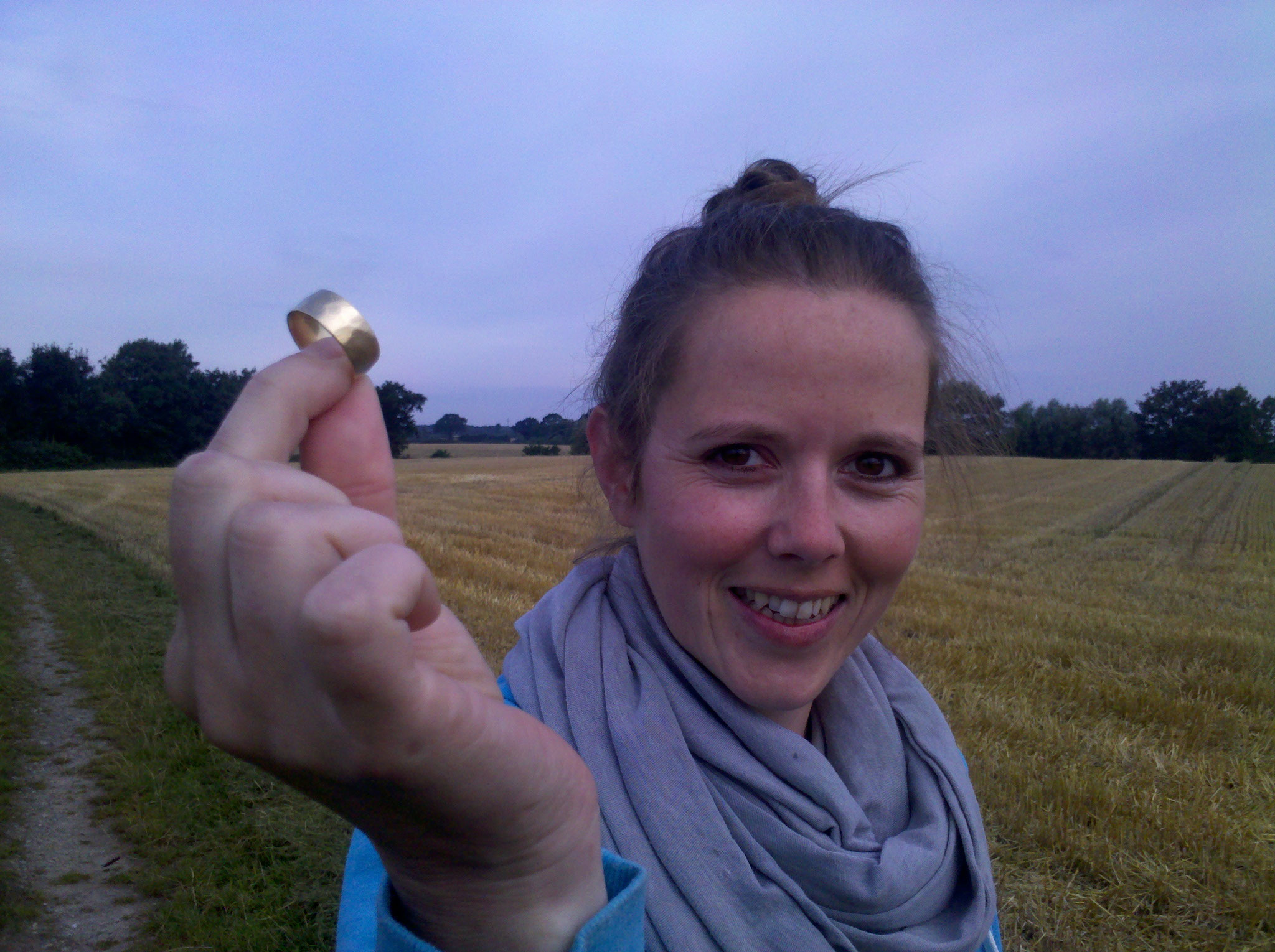 2012 in Laboe ! Ehering im Feld verloren!