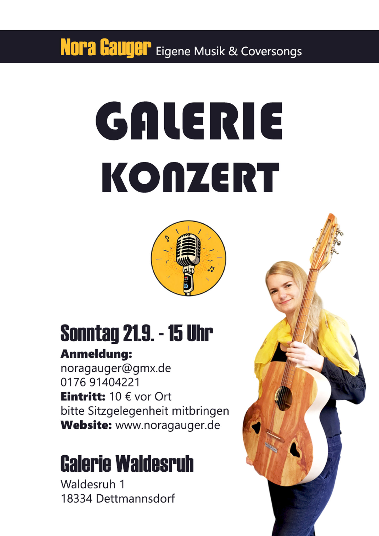 Konzert in der Galerie Waldesruh