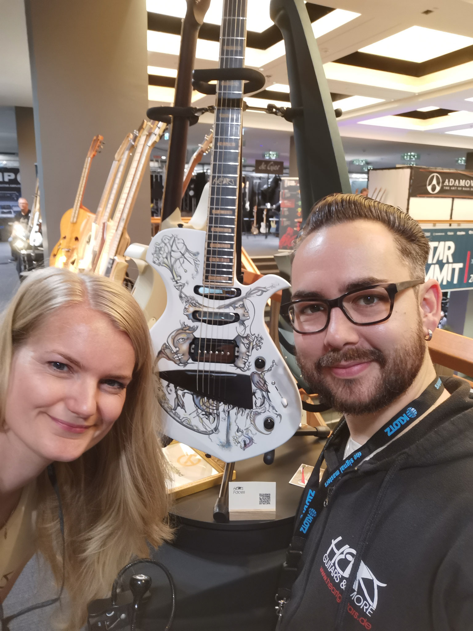 Messestand HEART guitars & more, Guitar Summit Mannheim 2024