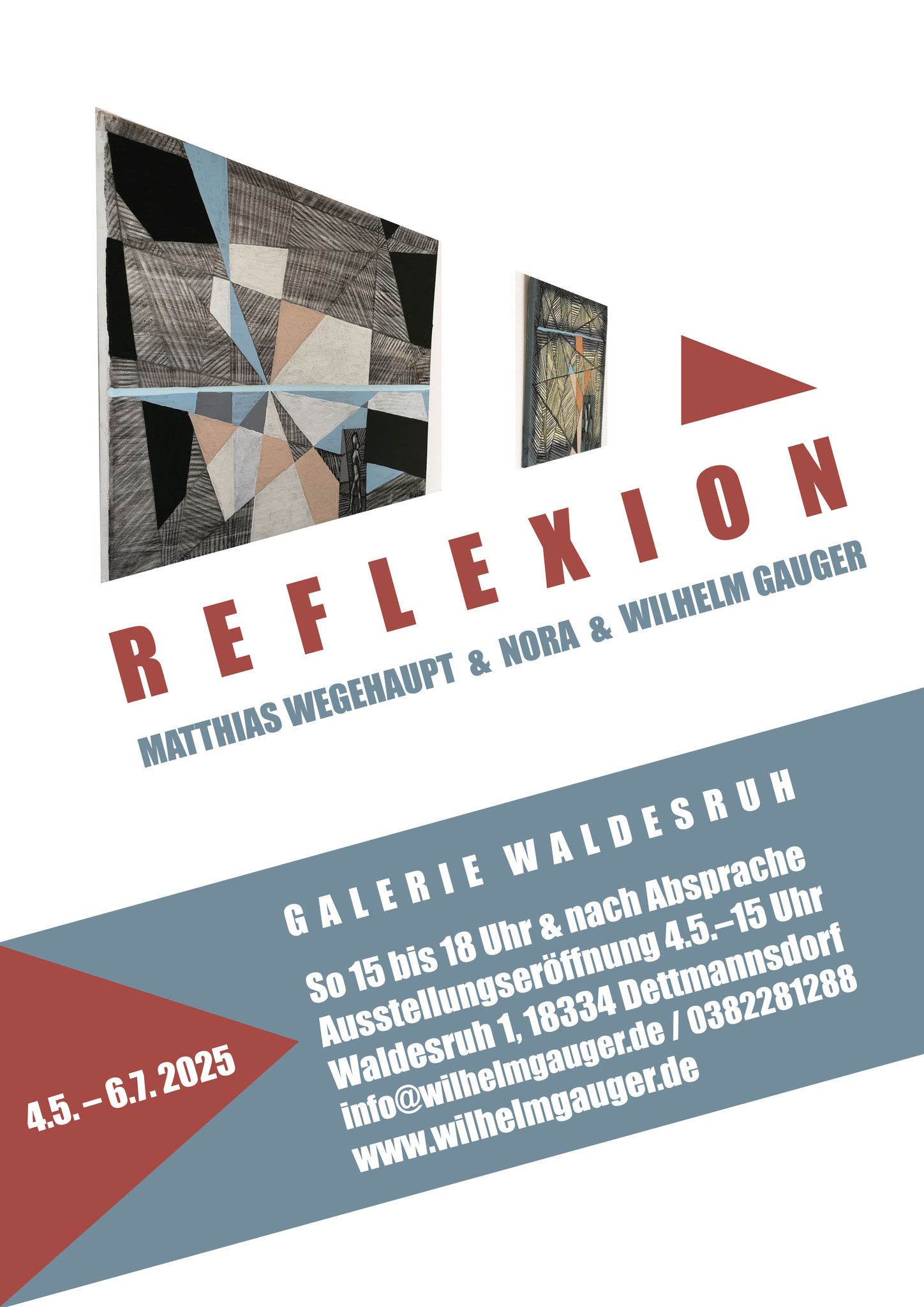 Ausstellung Galerie Waldesruh Mai bis Juli 2025