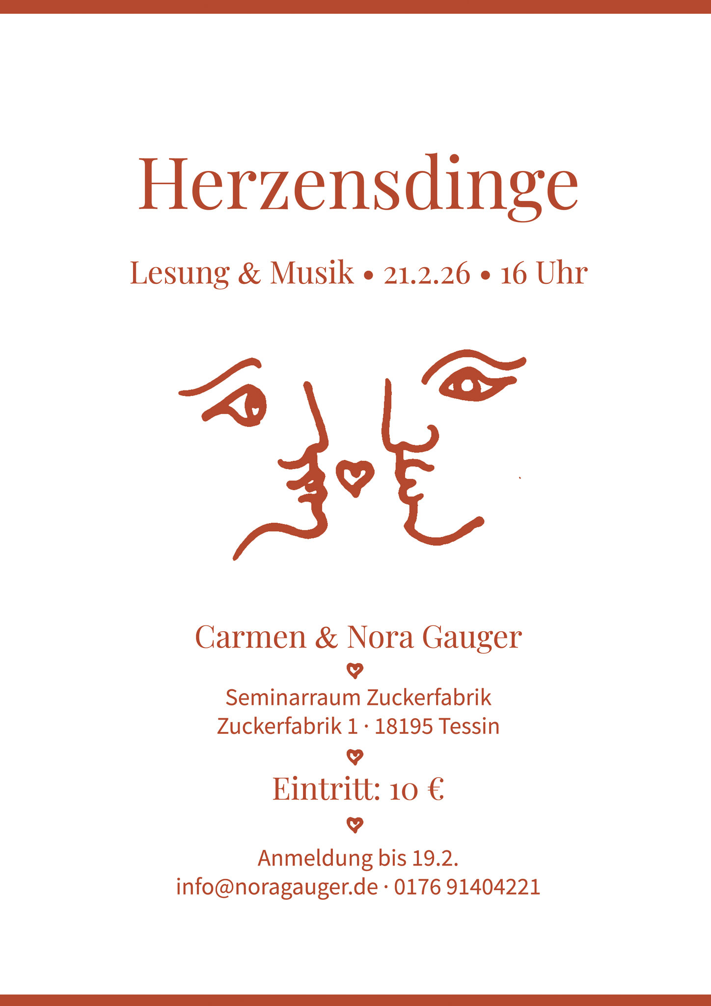 Lesung Valentinsthema