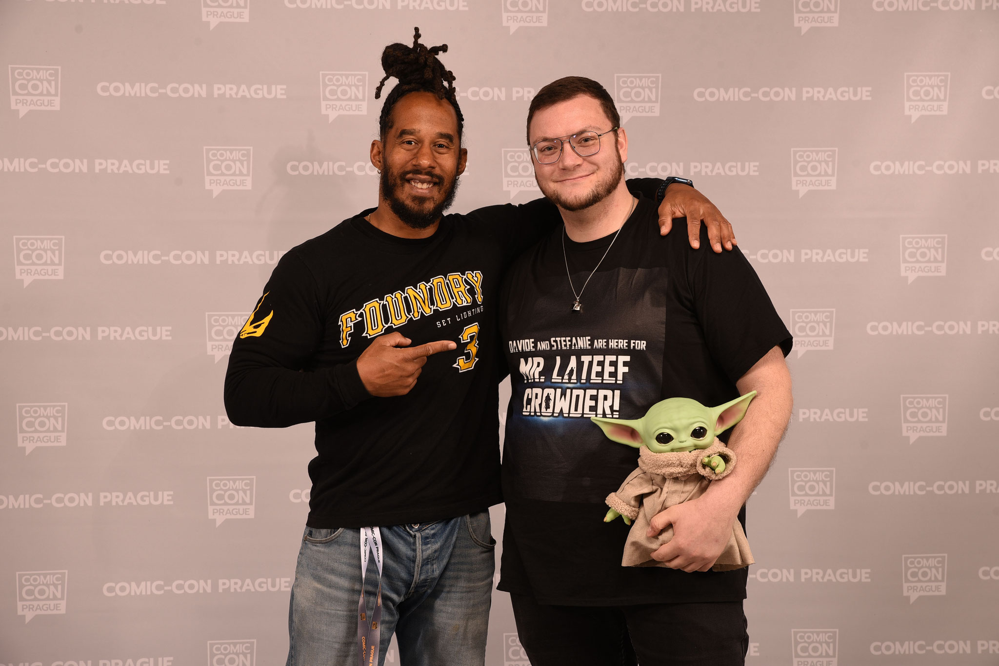 LATEEF CROWDER "MANDO" from "THE MANDALORIAN" (Comic Con Prague // March 14, 2026)
