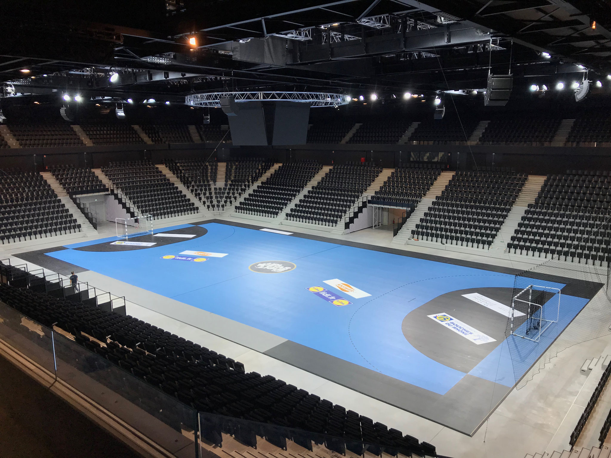 ARENA AIX EN PROVENCE - PVC sur parquet démontable