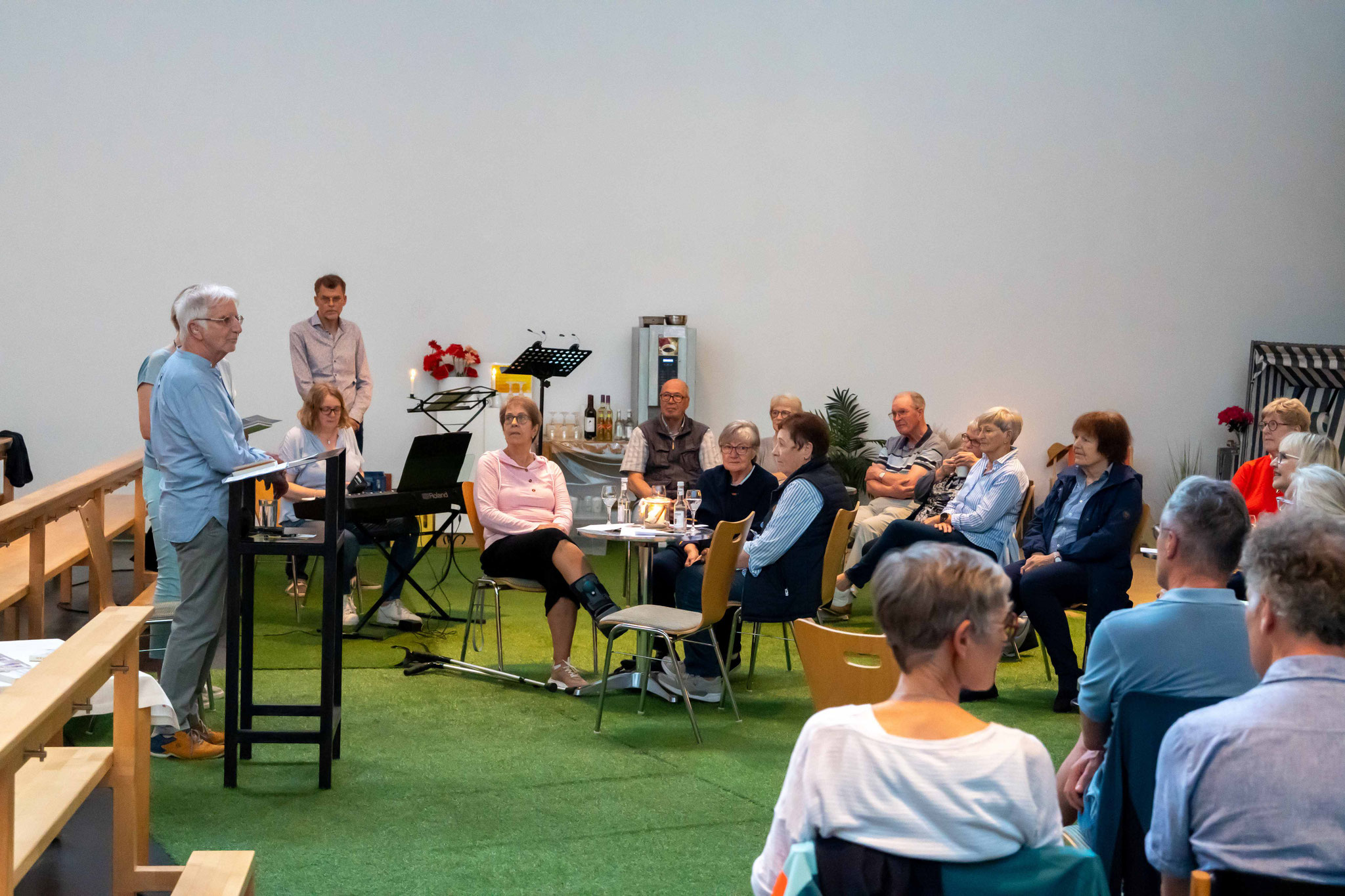 Atempausen für die Seele-Lesung mit Pierre Stutz im Sommercafé