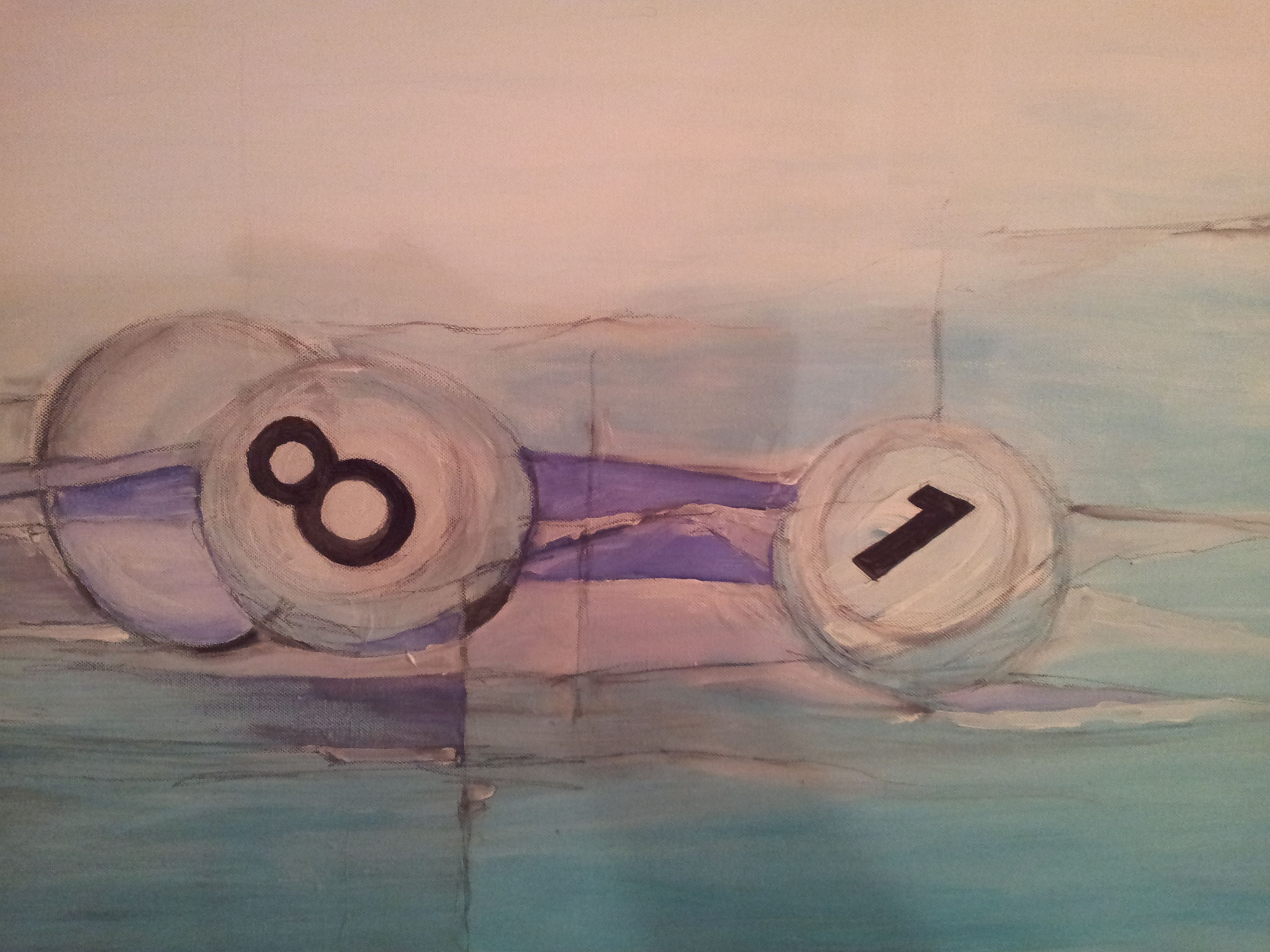 "Spiel des Lebens" - 50 x 70