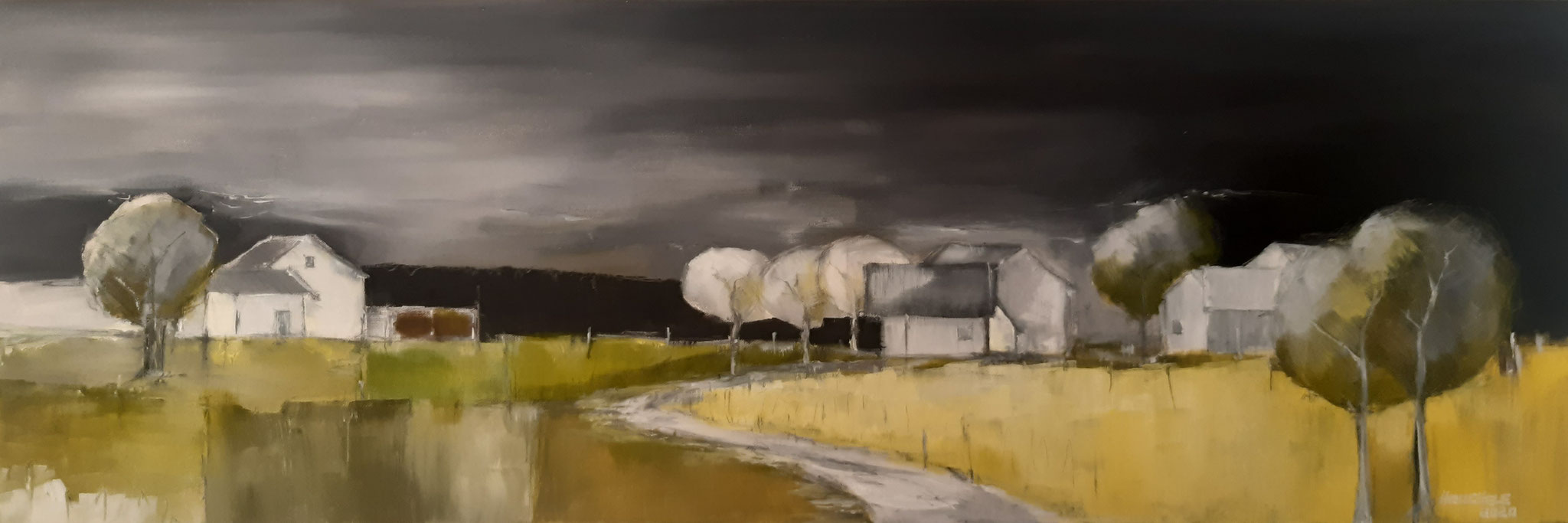 Abenddämmerung 120 x 40