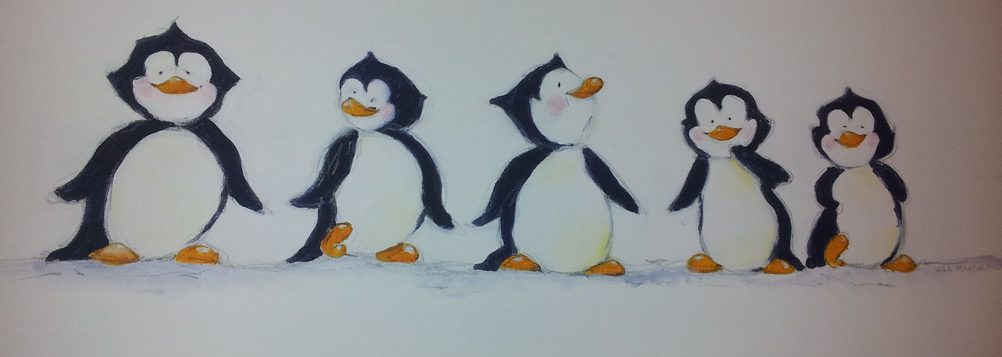 Pinguine by Makiko