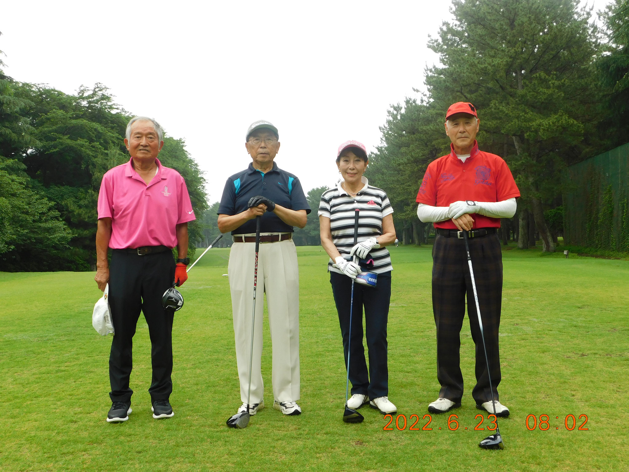 アウト2組田中さん左小宮さん右2