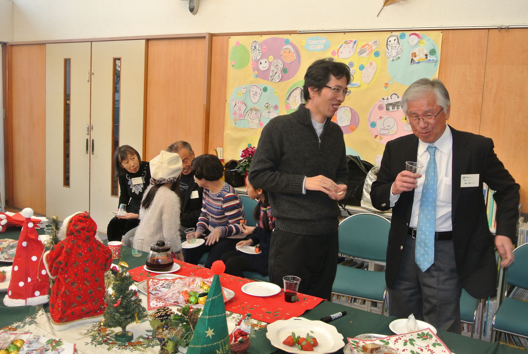 渡部司祭と信者の豊島さん