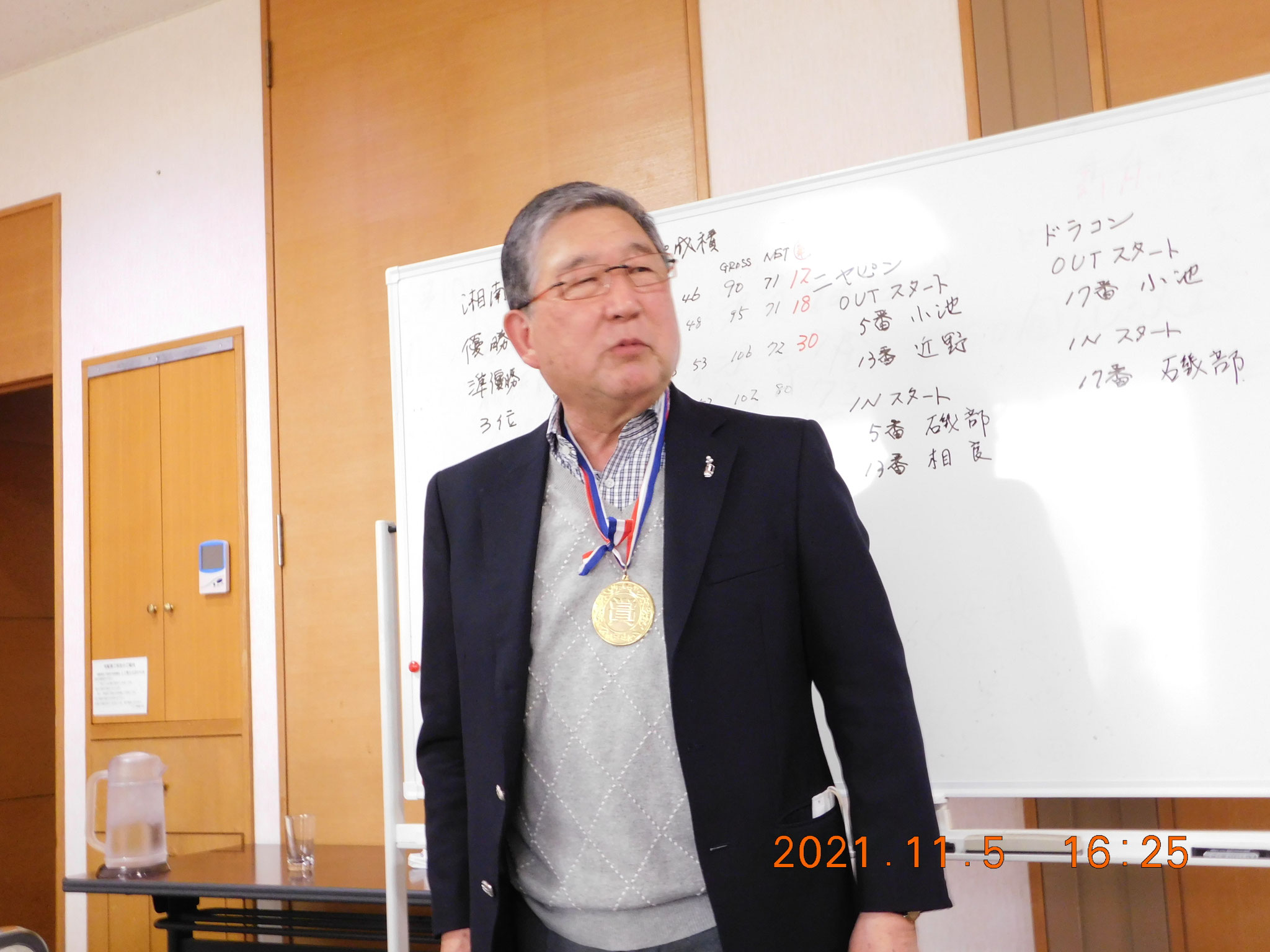優勝は徳光さん楽しースピーチ。次回はディフェンディングチャンピオンで出場。会を盛り上げてくださり有難うございました。