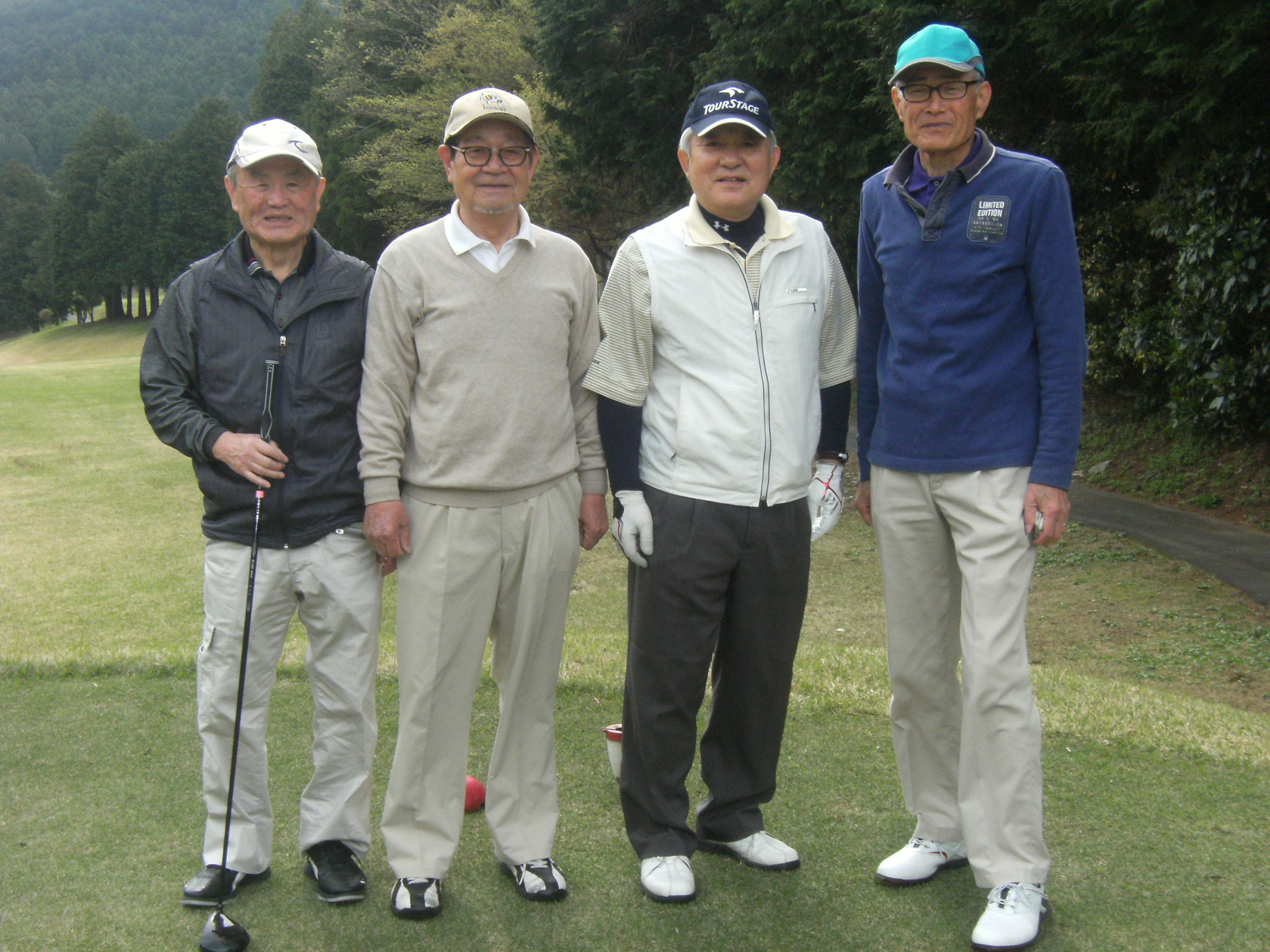 アウト２組桜井・鈴木・近野・八木さん