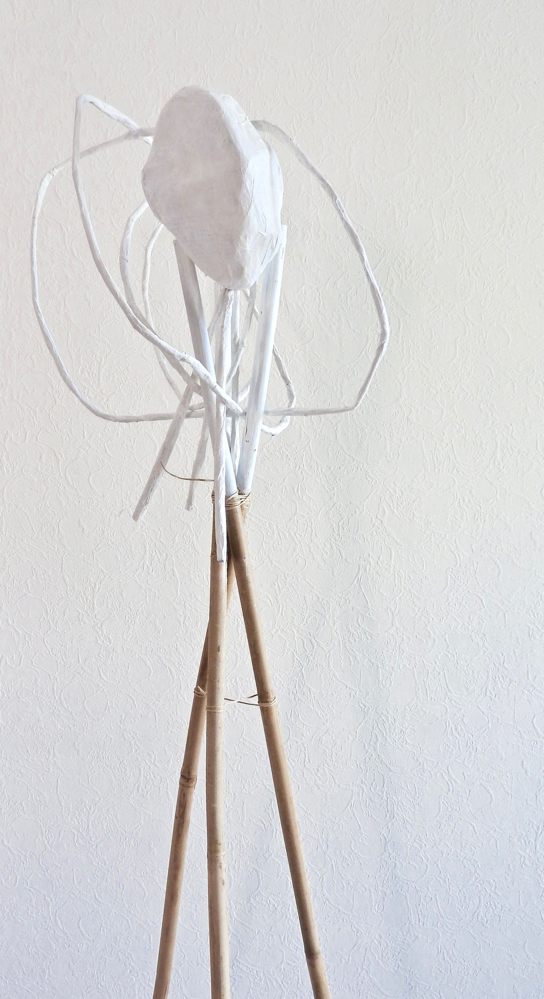 Paper/acrylic/bamboo
